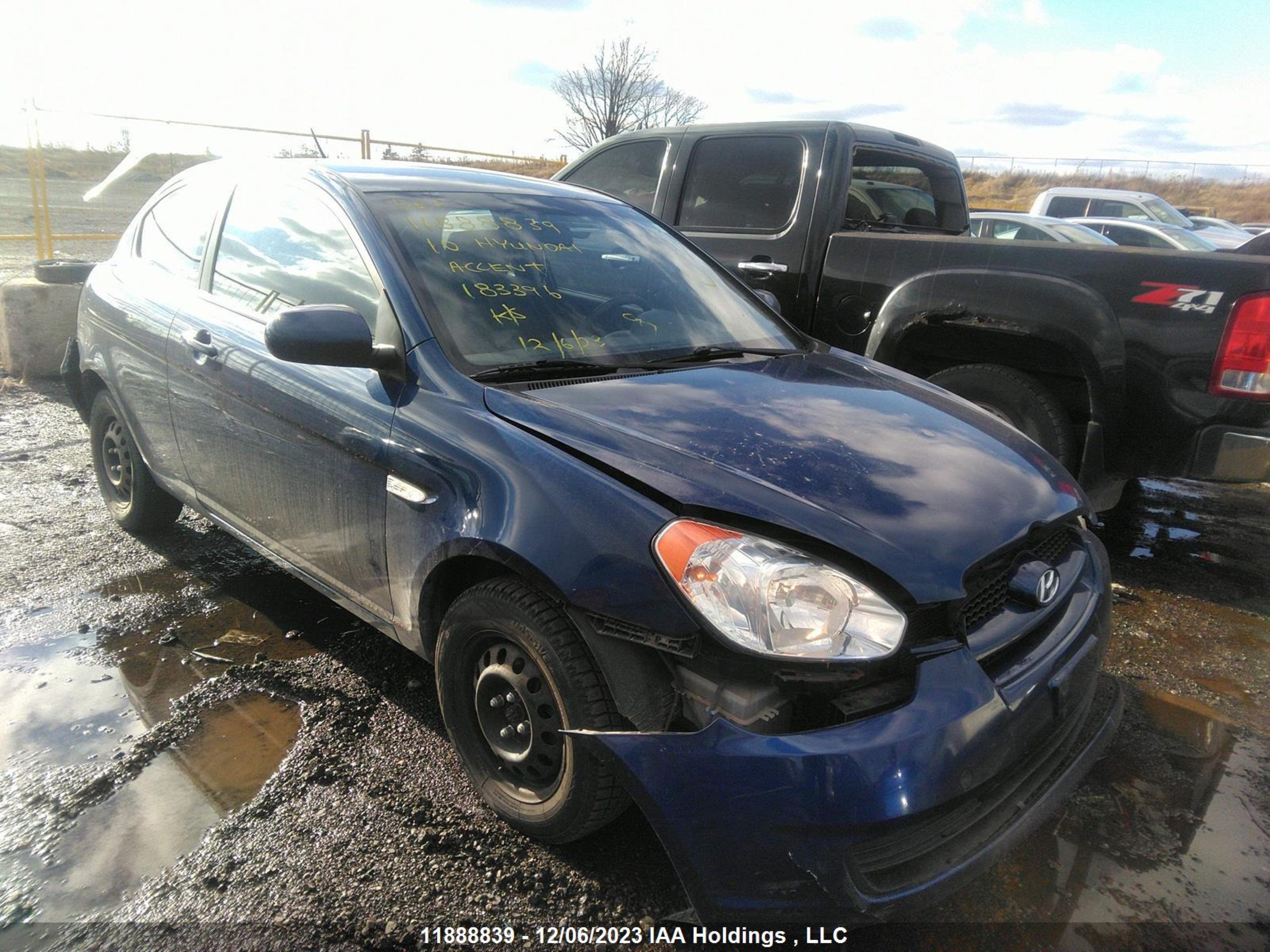 HYUNDAI ACCENT 2010 kmhcn3bc2au183396