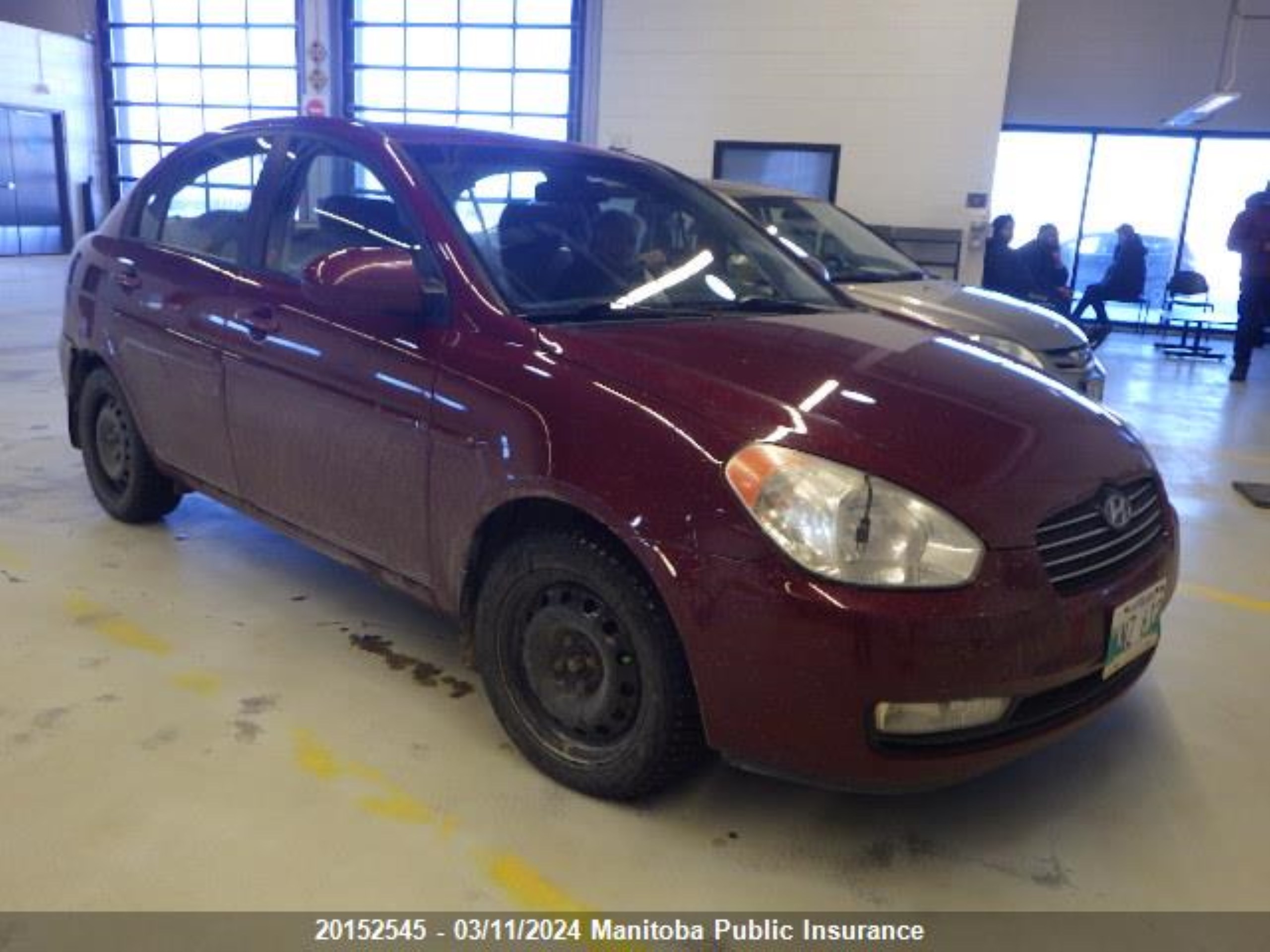 HYUNDAI ACCENT 2008 kmhcn45c28u197990