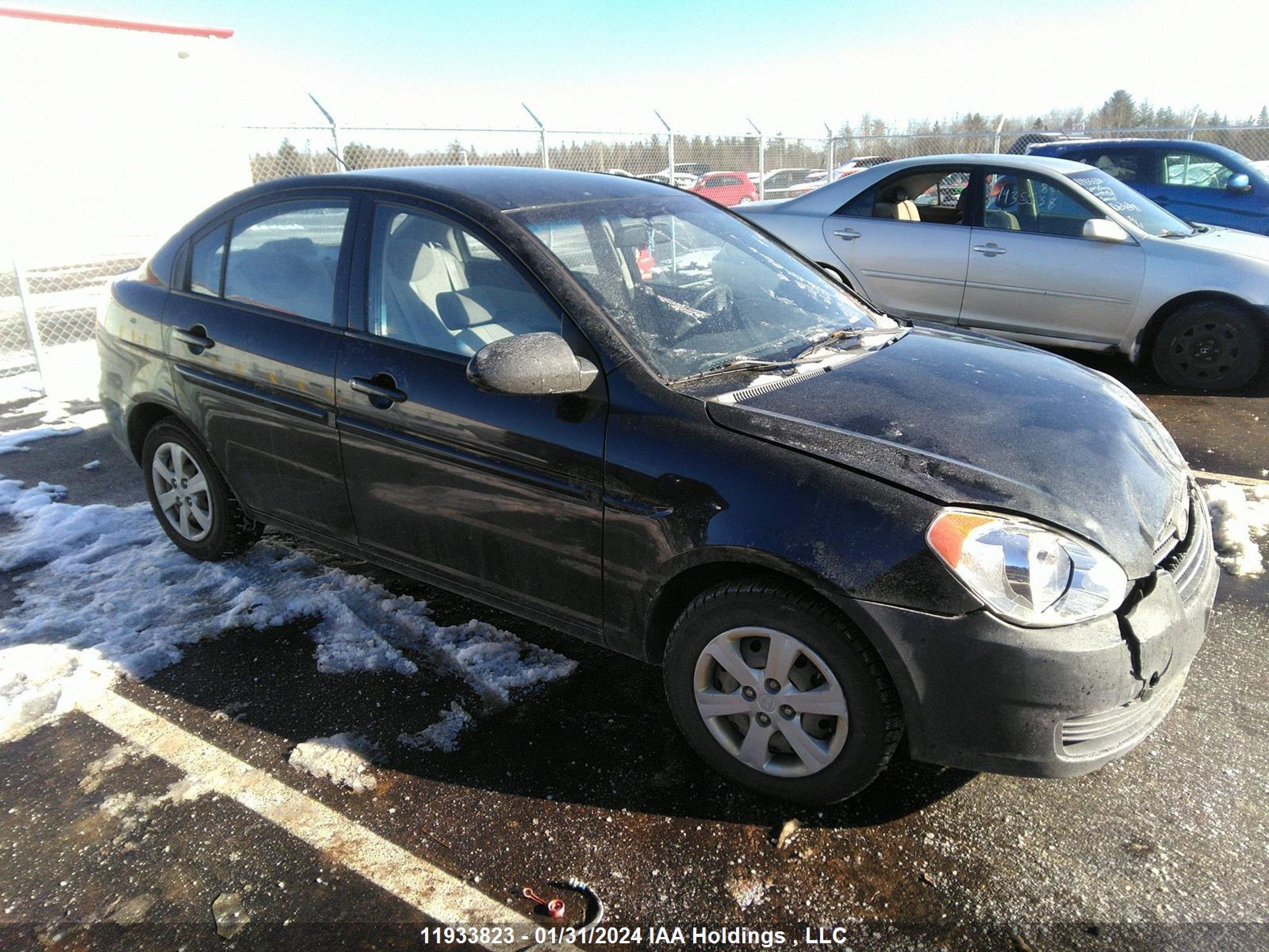 HYUNDAI ACCENT 2009 kmhcn45c39u333125