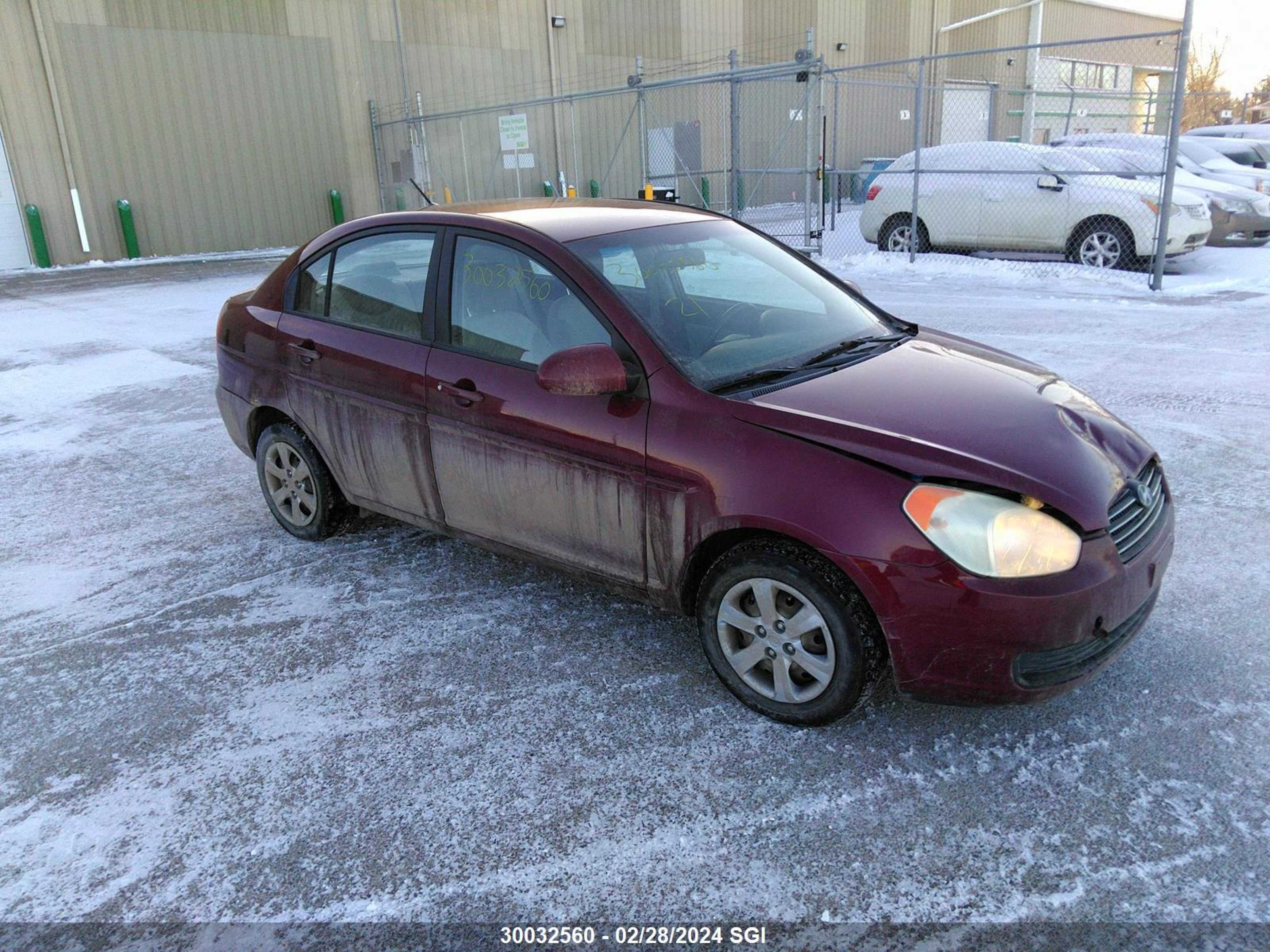 HYUNDAI ACCENT 2008 kmhcn45c58u220646