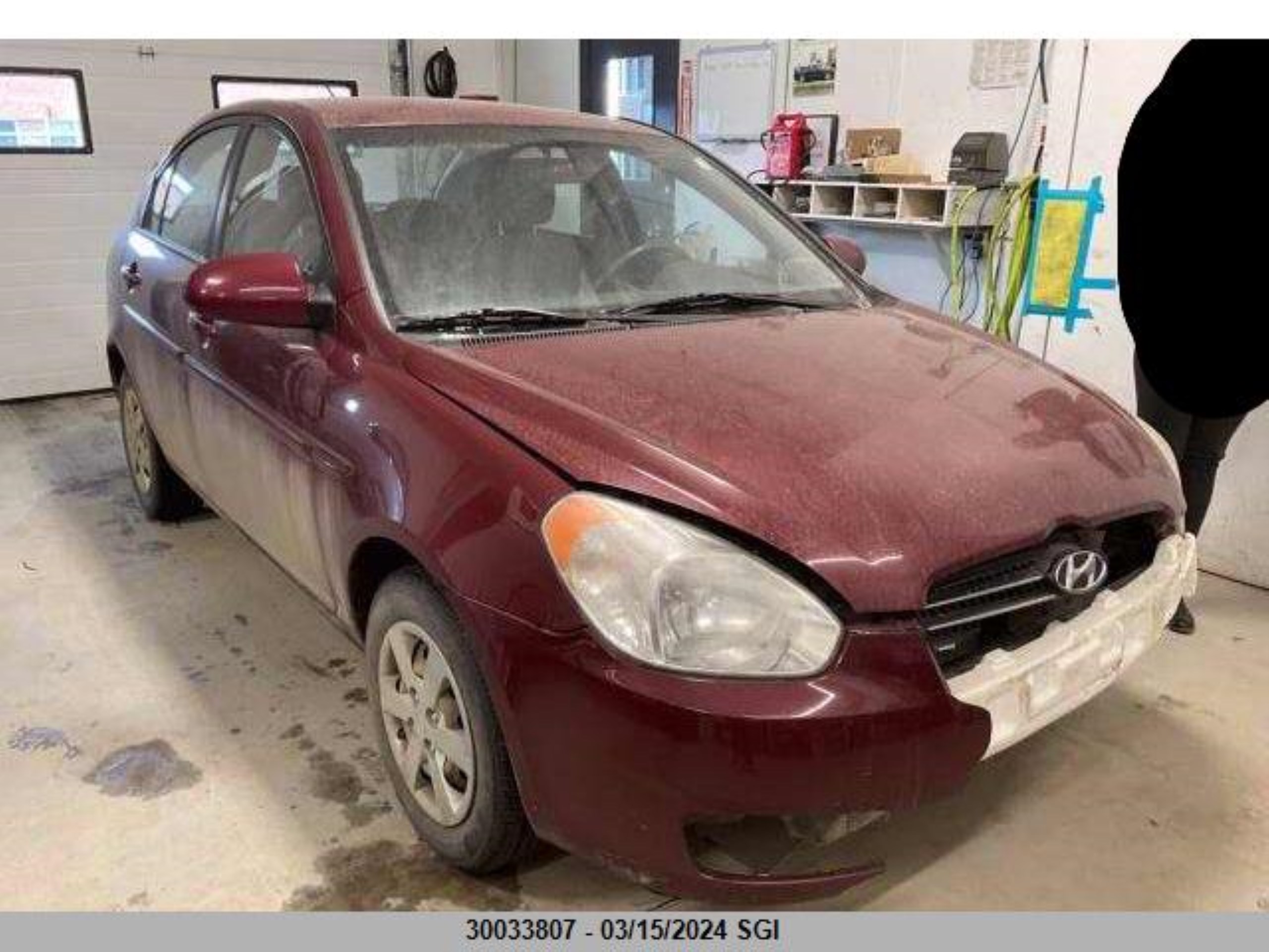 HYUNDAI ACCENT 2009 kmhcn45c59u346300