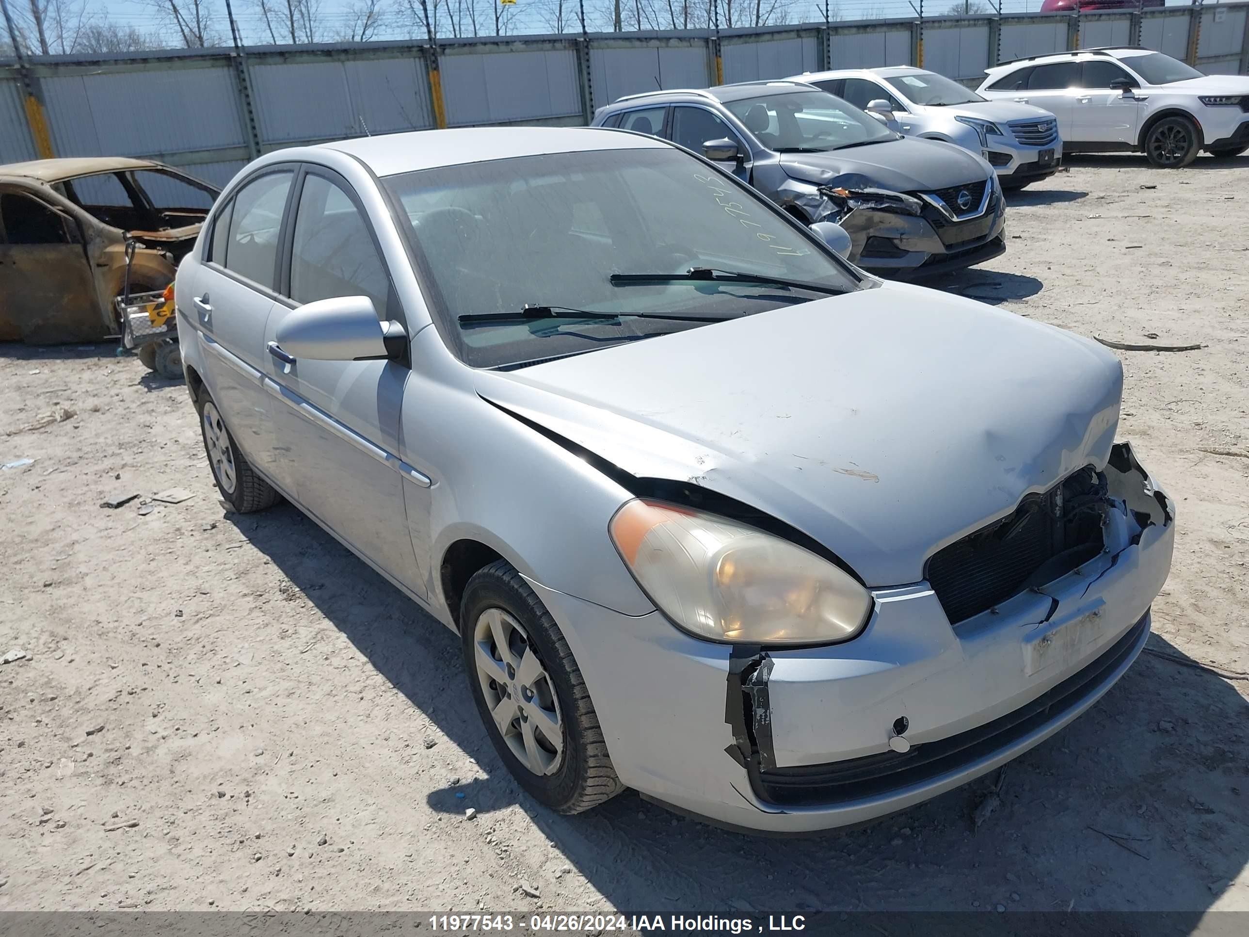 HYUNDAI ACCENT 2008 kmhcn45c88u197590