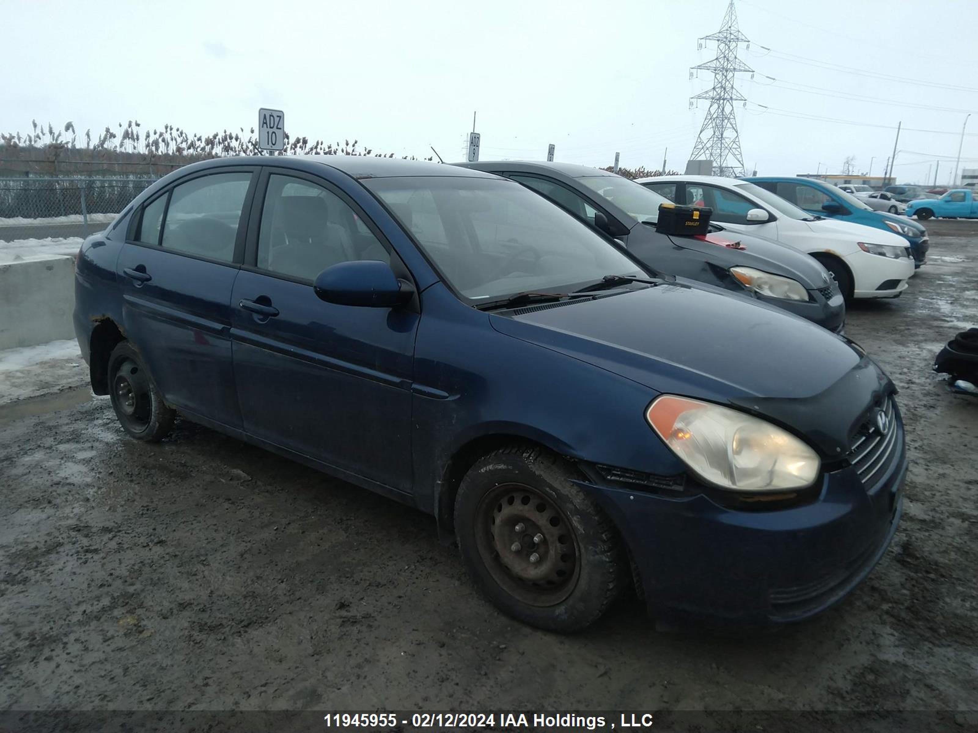 HYUNDAI ACCENT 2008 kmhcn45c88u216588