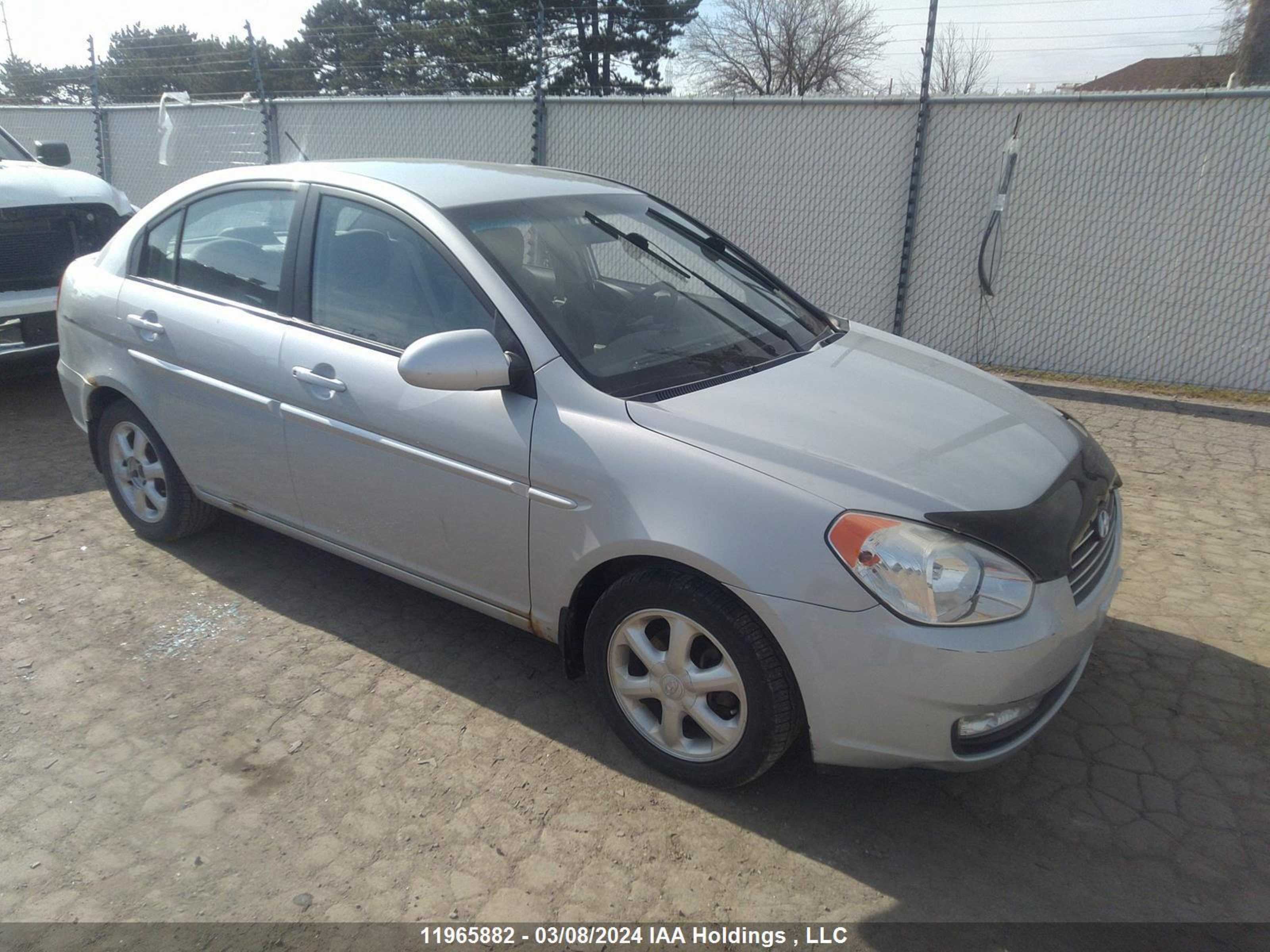 HYUNDAI ACCENT 2008 kmhcn45c98u264469