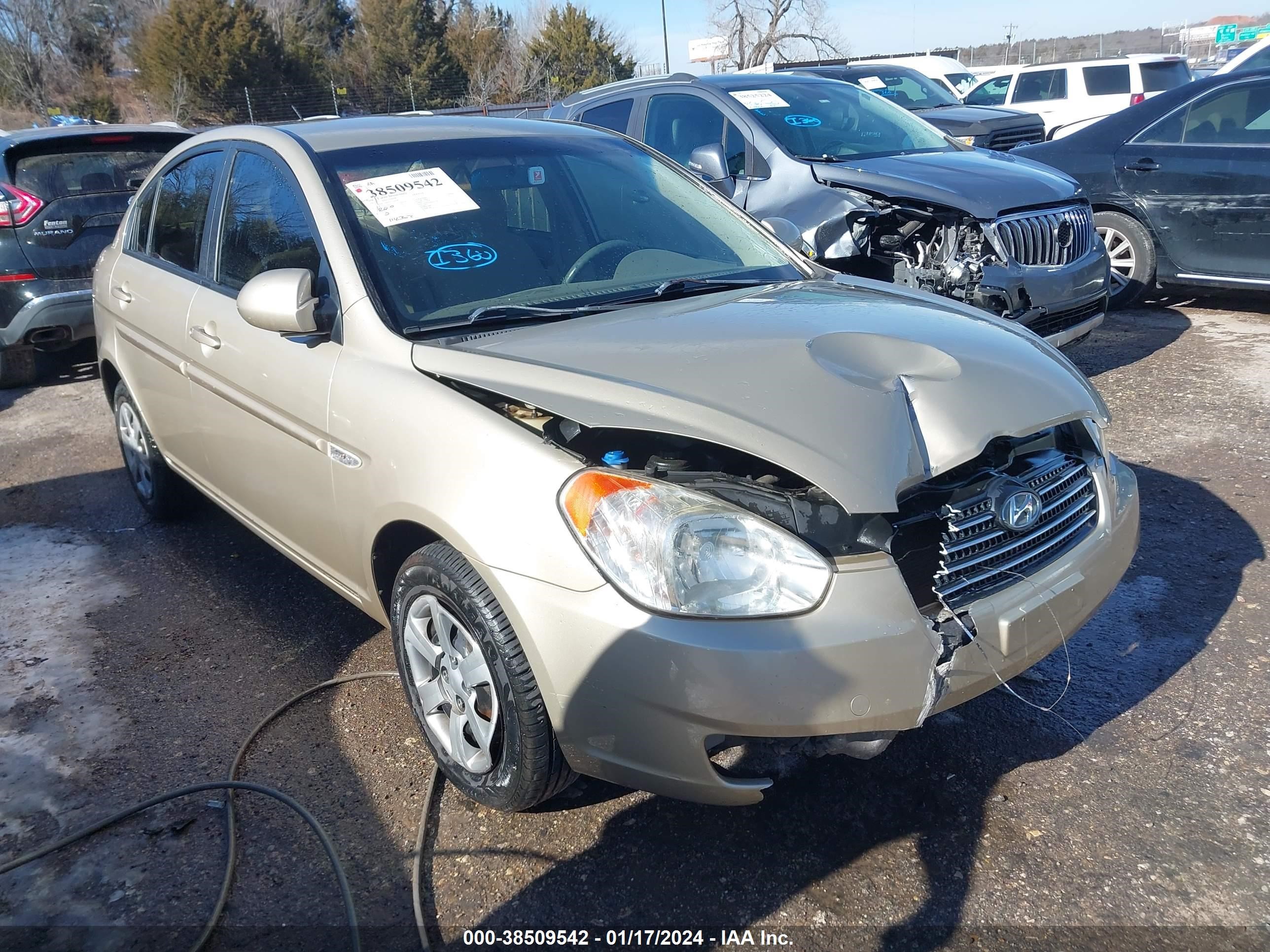 HYUNDAI ACCENT 2007 kmhcn46c07u149286