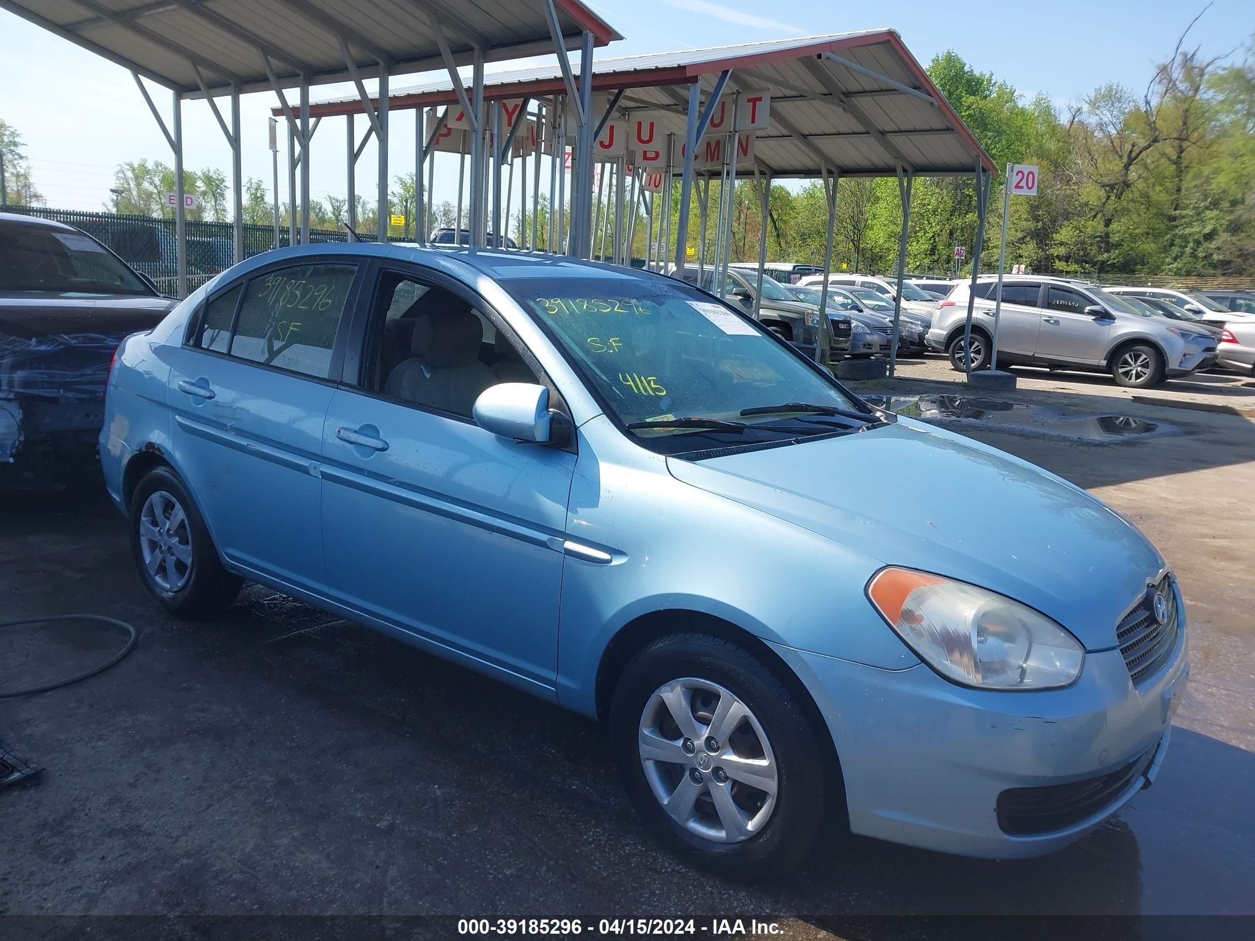 HYUNDAI ACCENT 2009 kmhcn46c09u334506