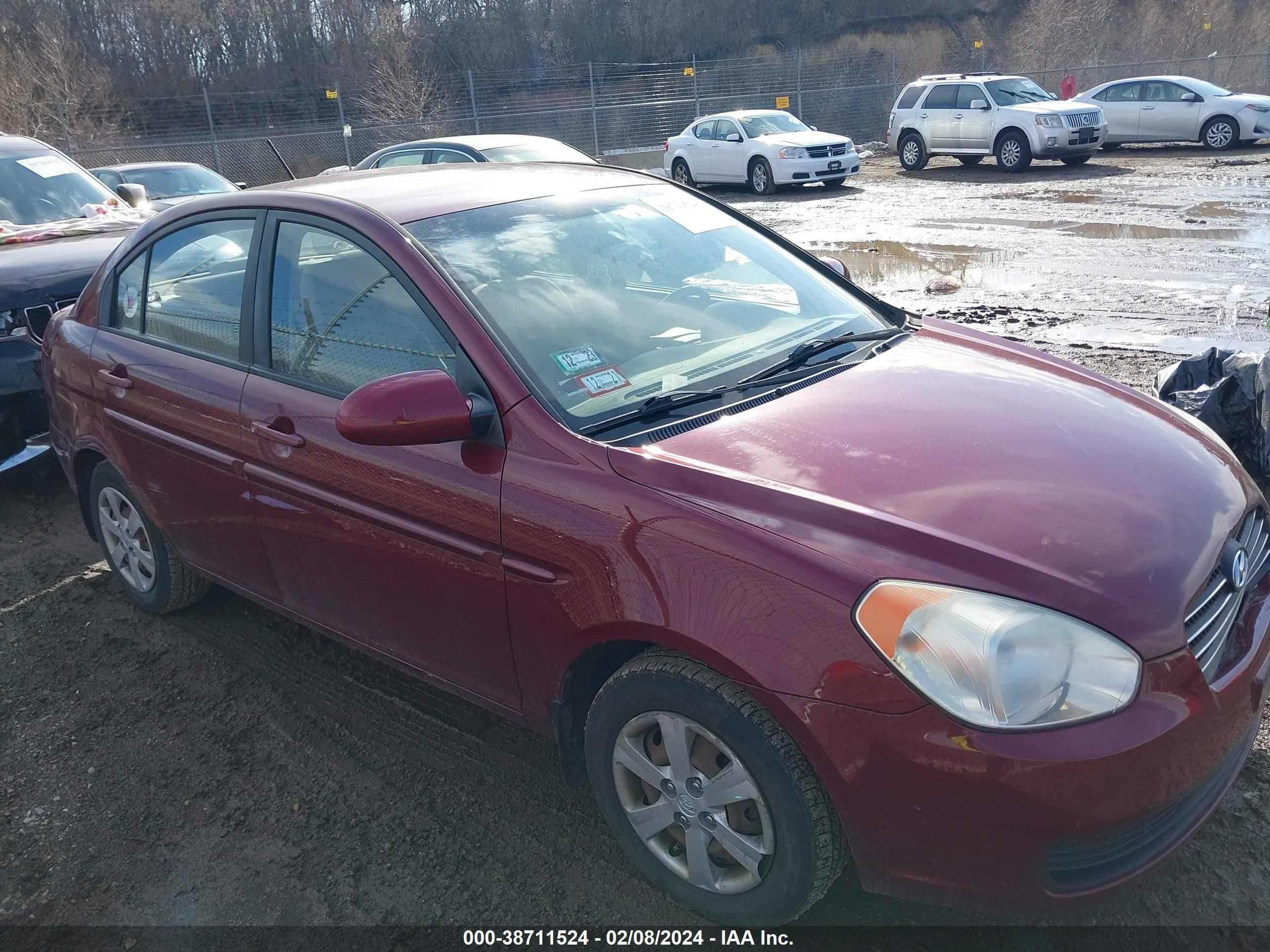 HYUNDAI ACCENT 2009 kmhcn46c09u349152