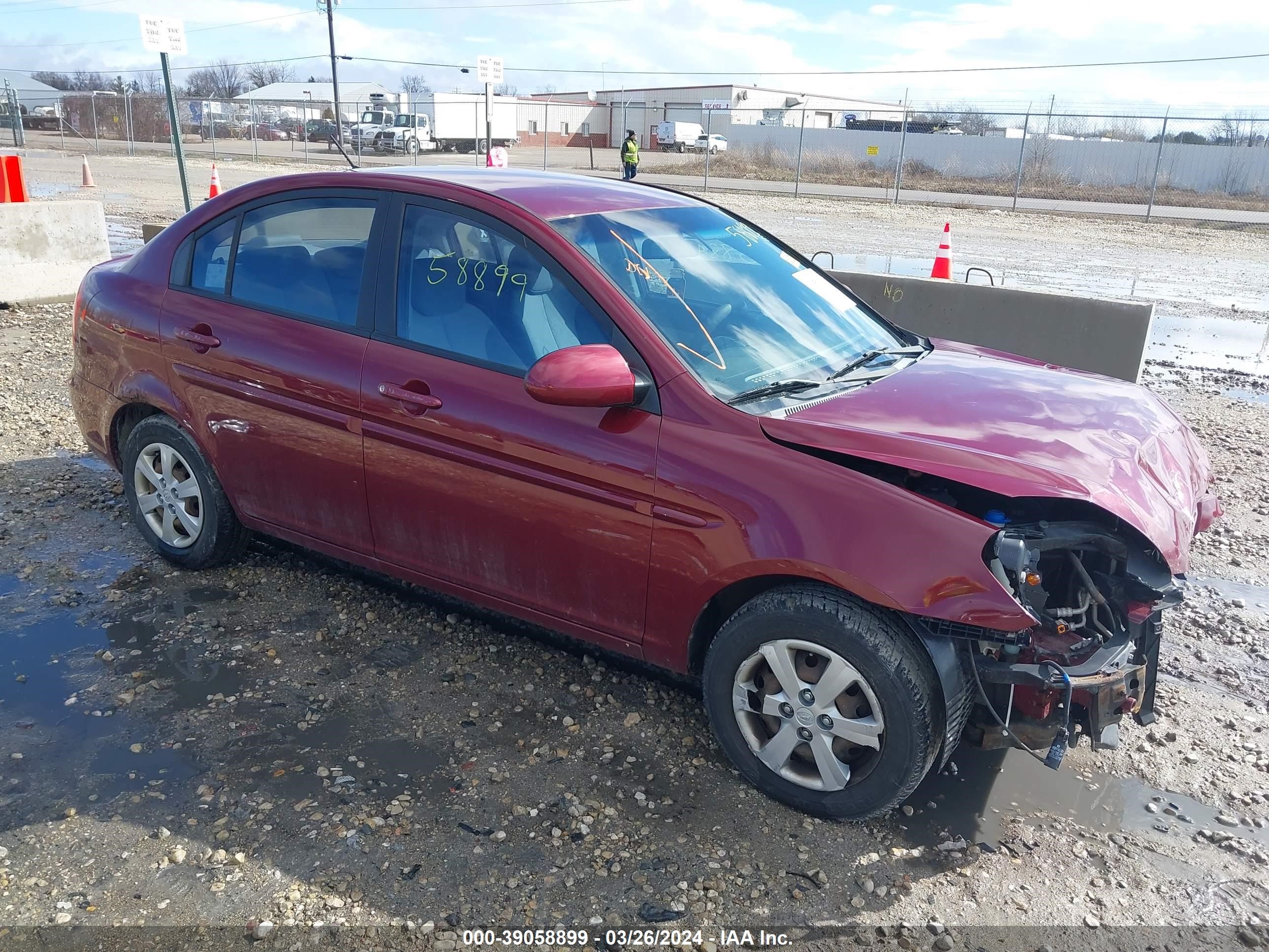 HYUNDAI ACCENT 2009 kmhcn46c09u361608