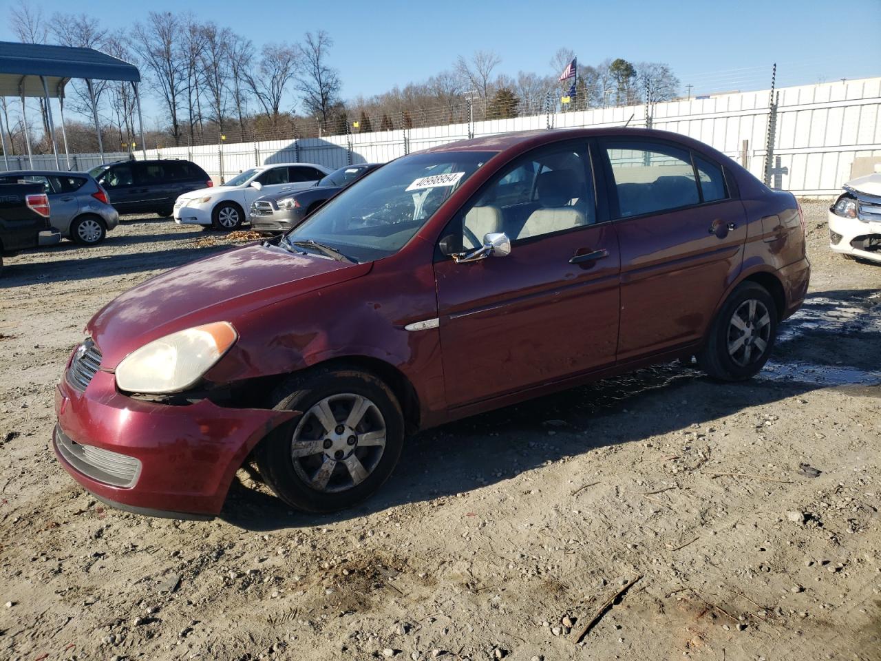 HYUNDAI ACCENT 2007 kmhcn46c27u087941