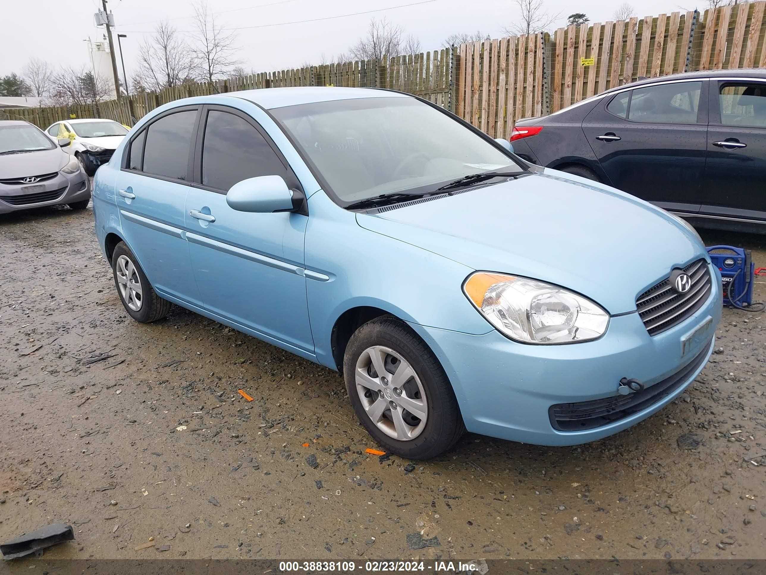 HYUNDAI ACCENT 2009 kmhcn46c29u318999