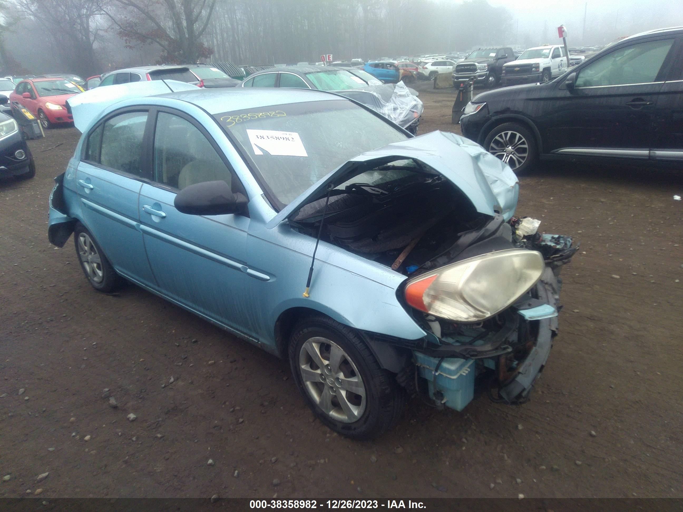 HYUNDAI ACCENT 2008 kmhcn46c48u200645