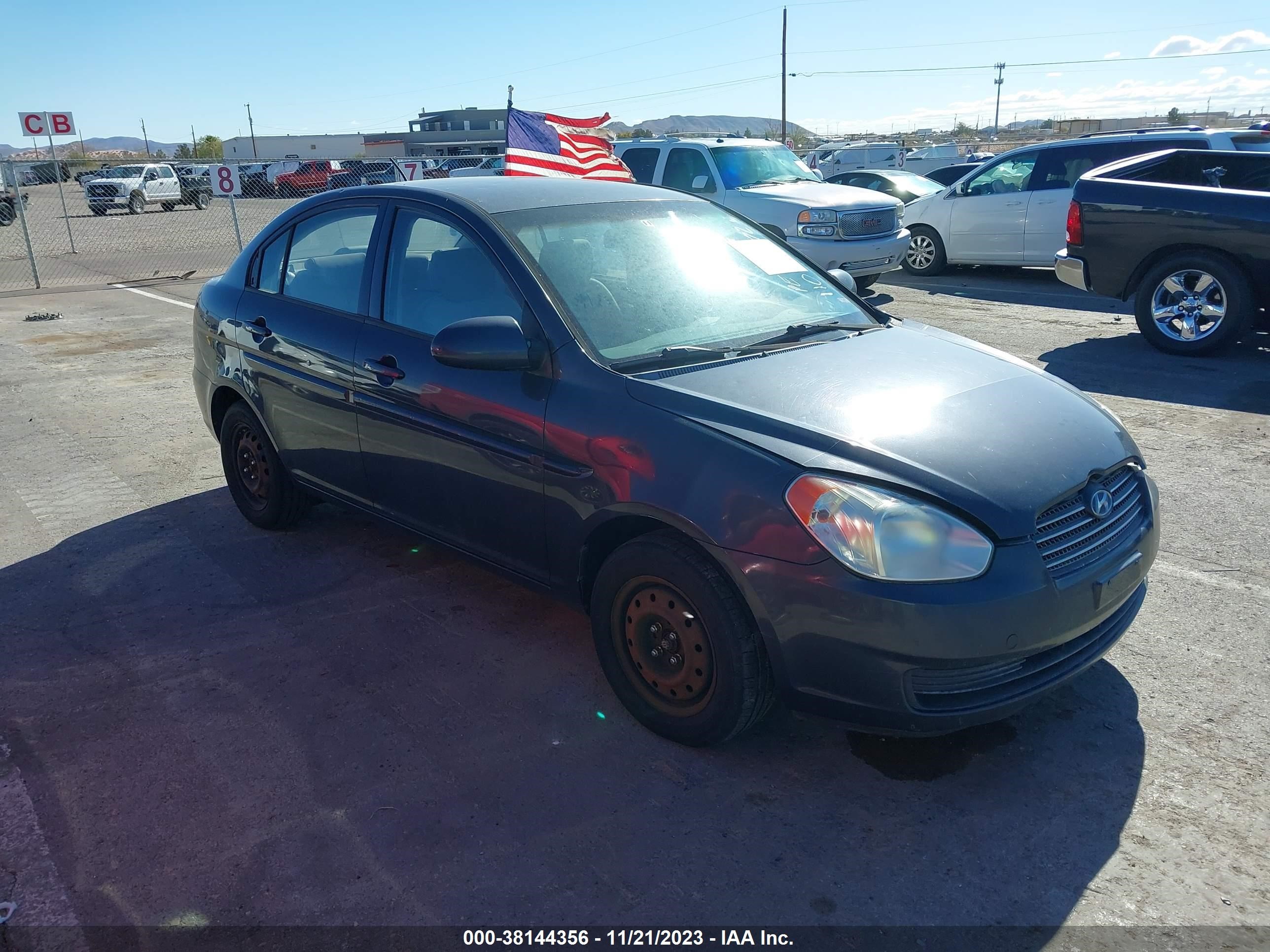 HYUNDAI ACCENT 2008 kmhcn46c58u237316