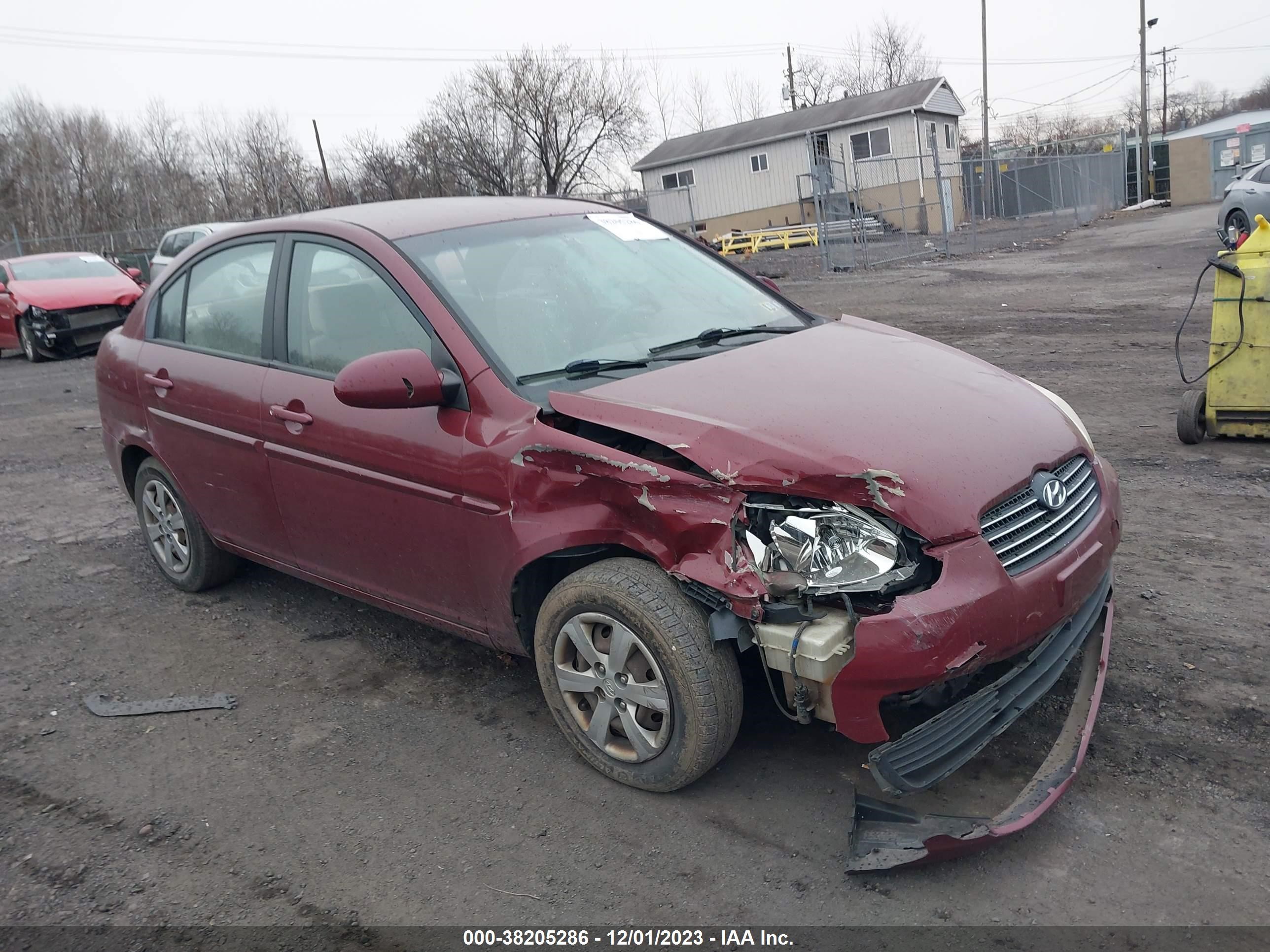 HYUNDAI ACCENT 2008 kmhcn46c58u259476