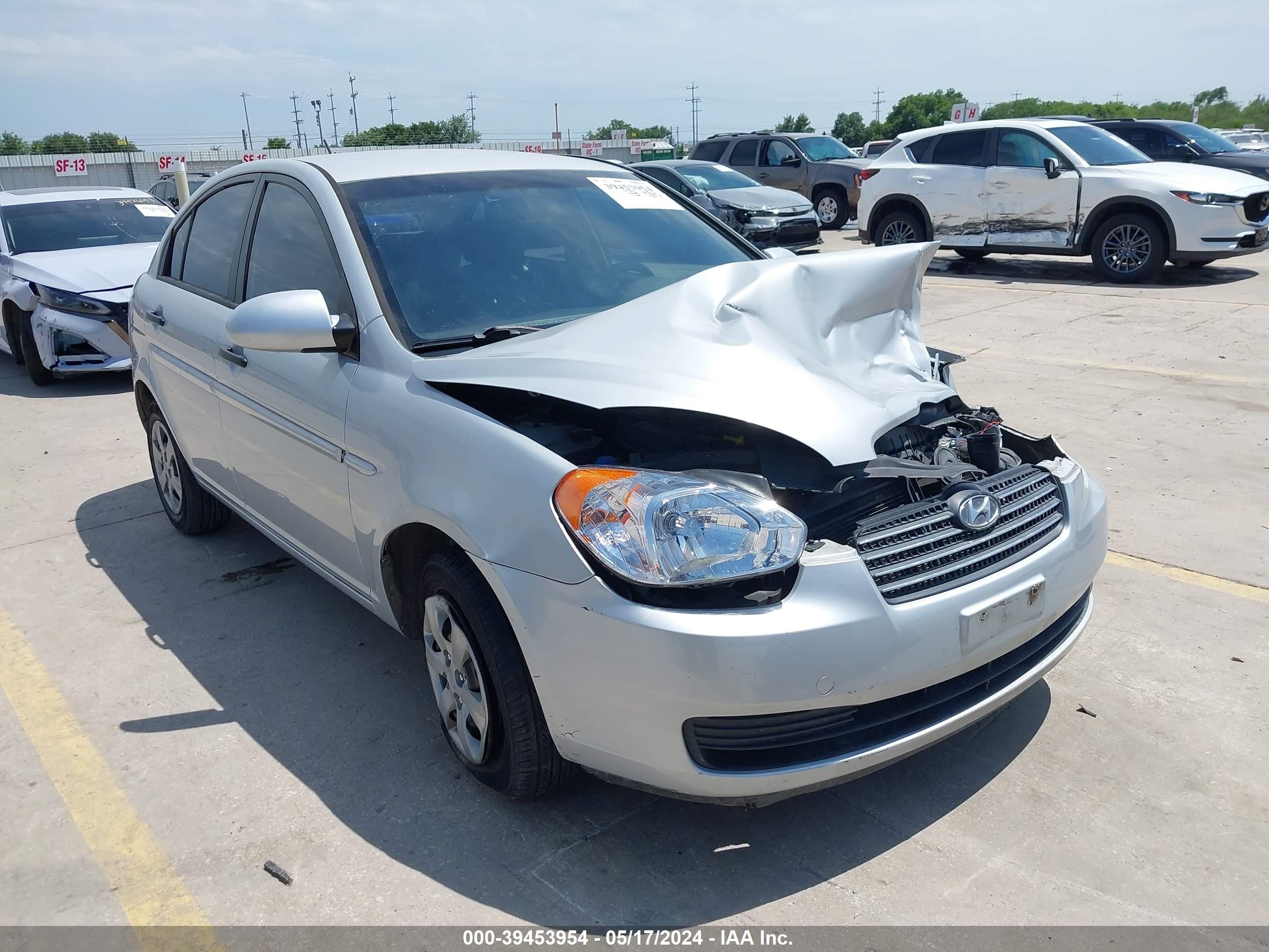 HYUNDAI ACCENT 2008 kmhcn46c88u216315