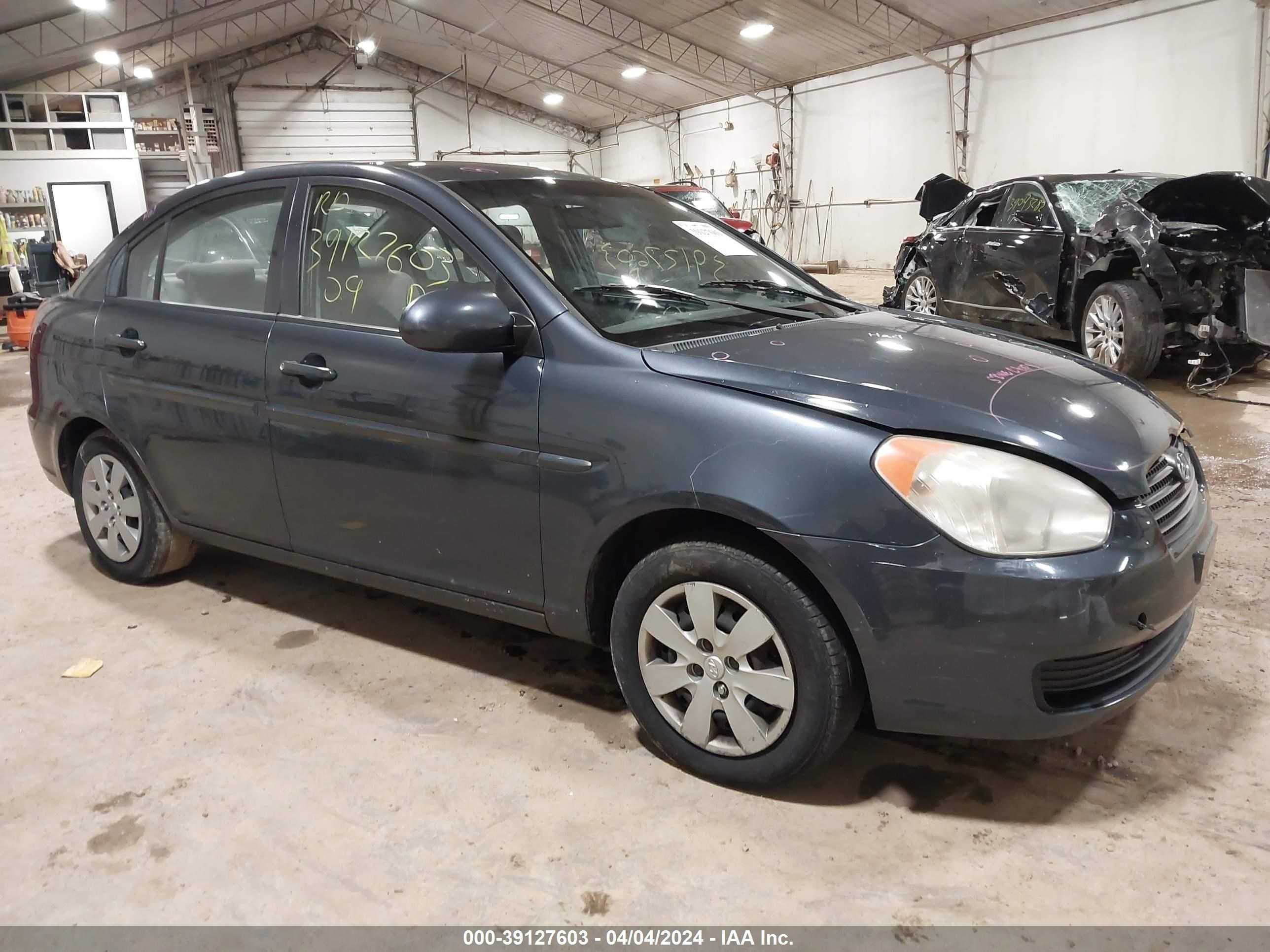 HYUNDAI ACCENT 2009 kmhcn46c89u374428