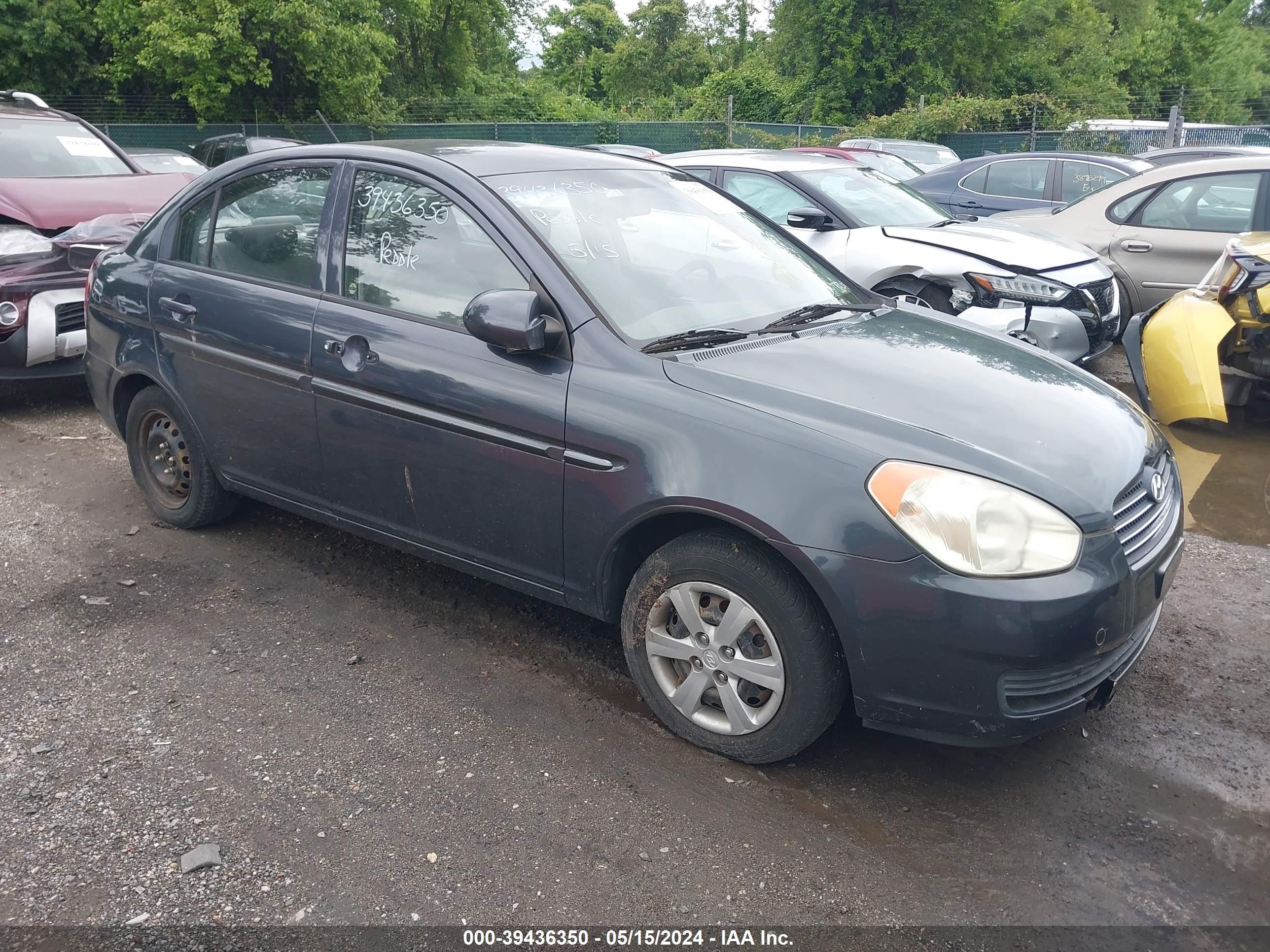 HYUNDAI ACCENT 2008 kmhcn46c98u276183