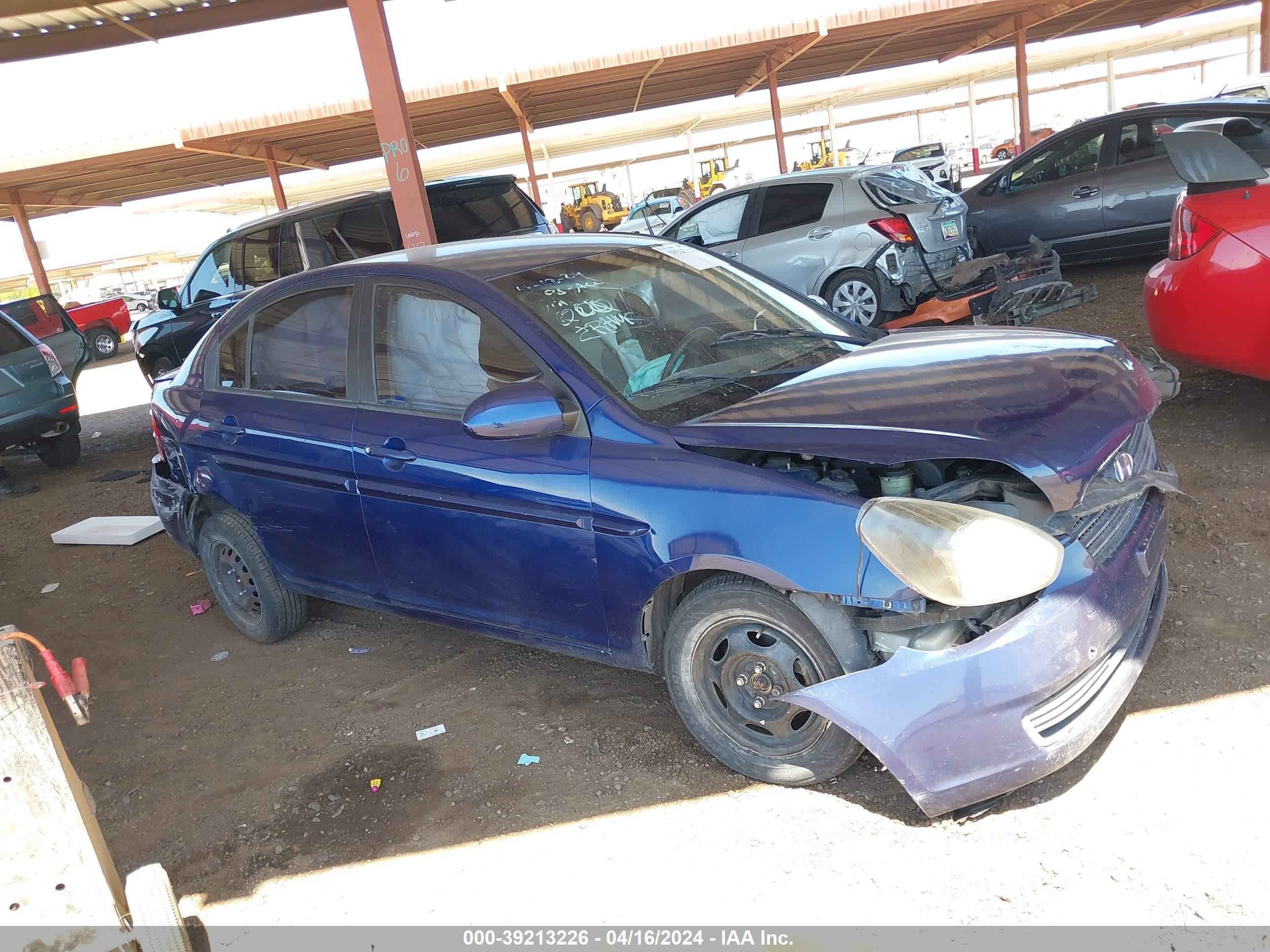 HYUNDAI ACCENT 2009 kmhcn46cx9u301545