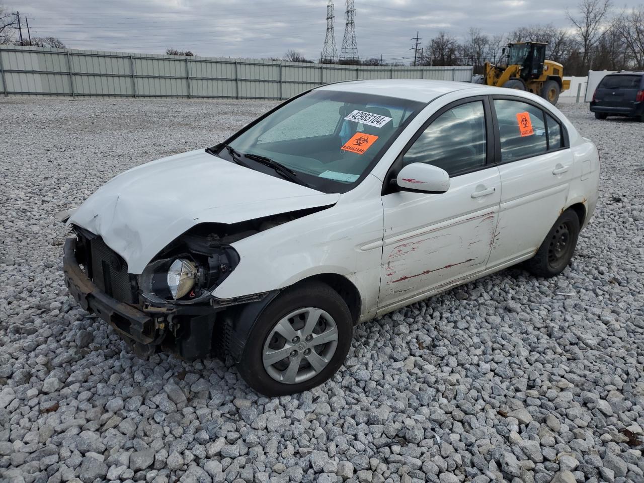 HYUNDAI ACCENT 2010 kmhcn4ac3au493127