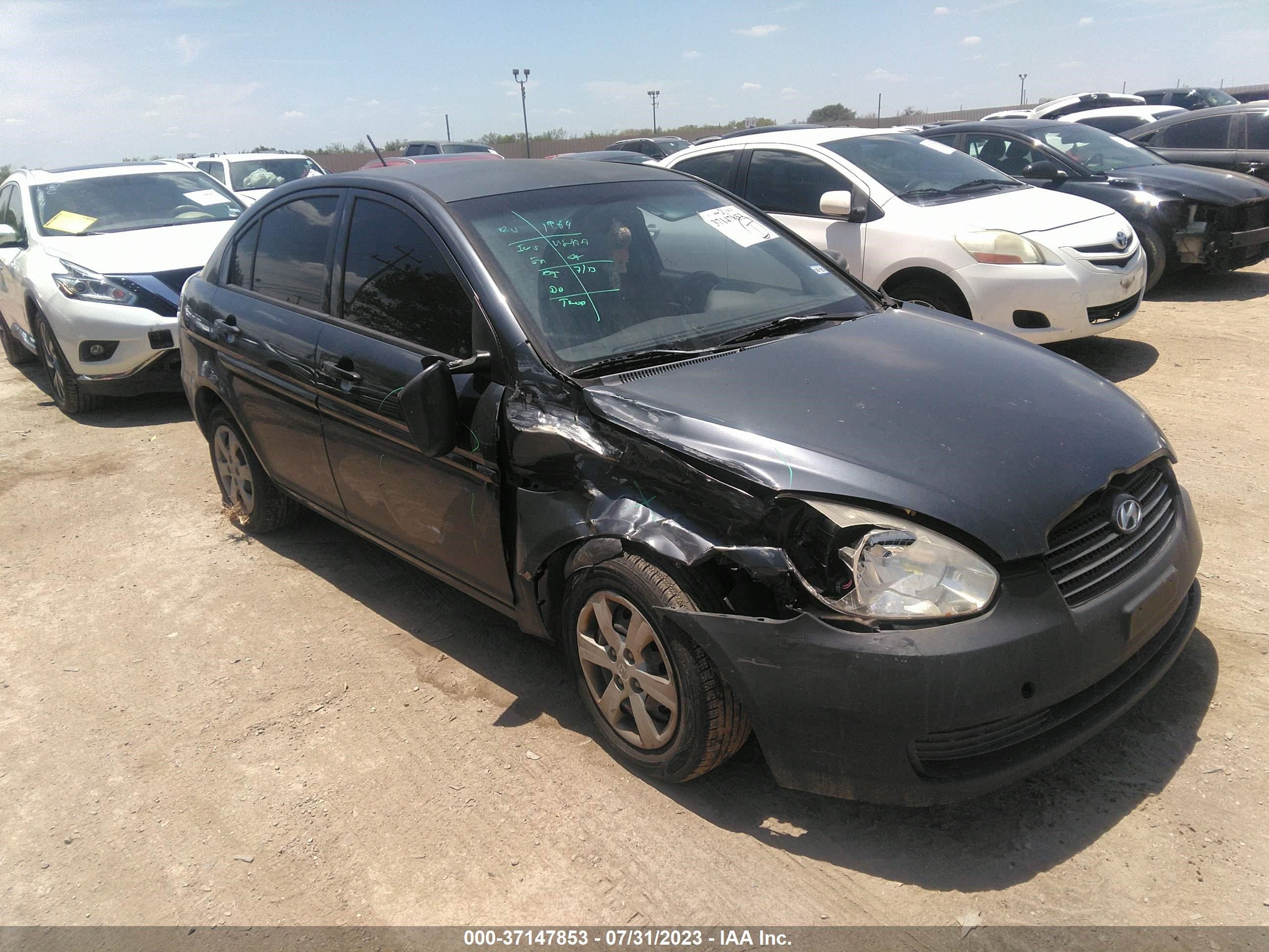 HYUNDAI ACCENT 2010 kmhcn4ac7au478498