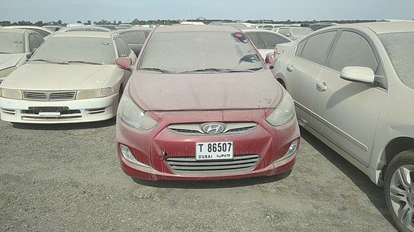 HYUNDAI ACCENT 2012 kmhct41c1cu095391