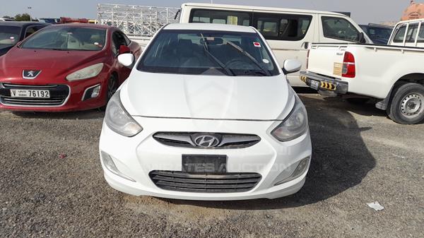 HYUNDAI ACCENT 2013 kmhct41c4du340296