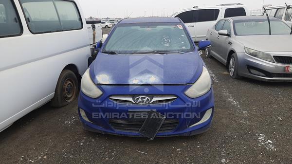 HYUNDAI ACCENT 2013 kmhct41c8du316633