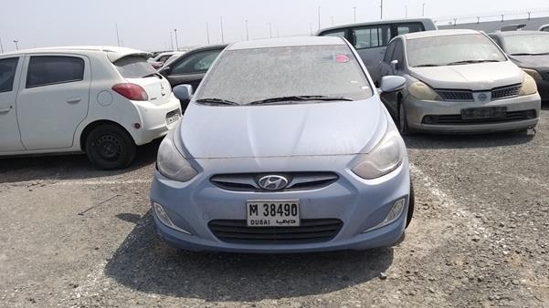 HYUNDAI ACCENT 2014 kmhct41d6eu613829