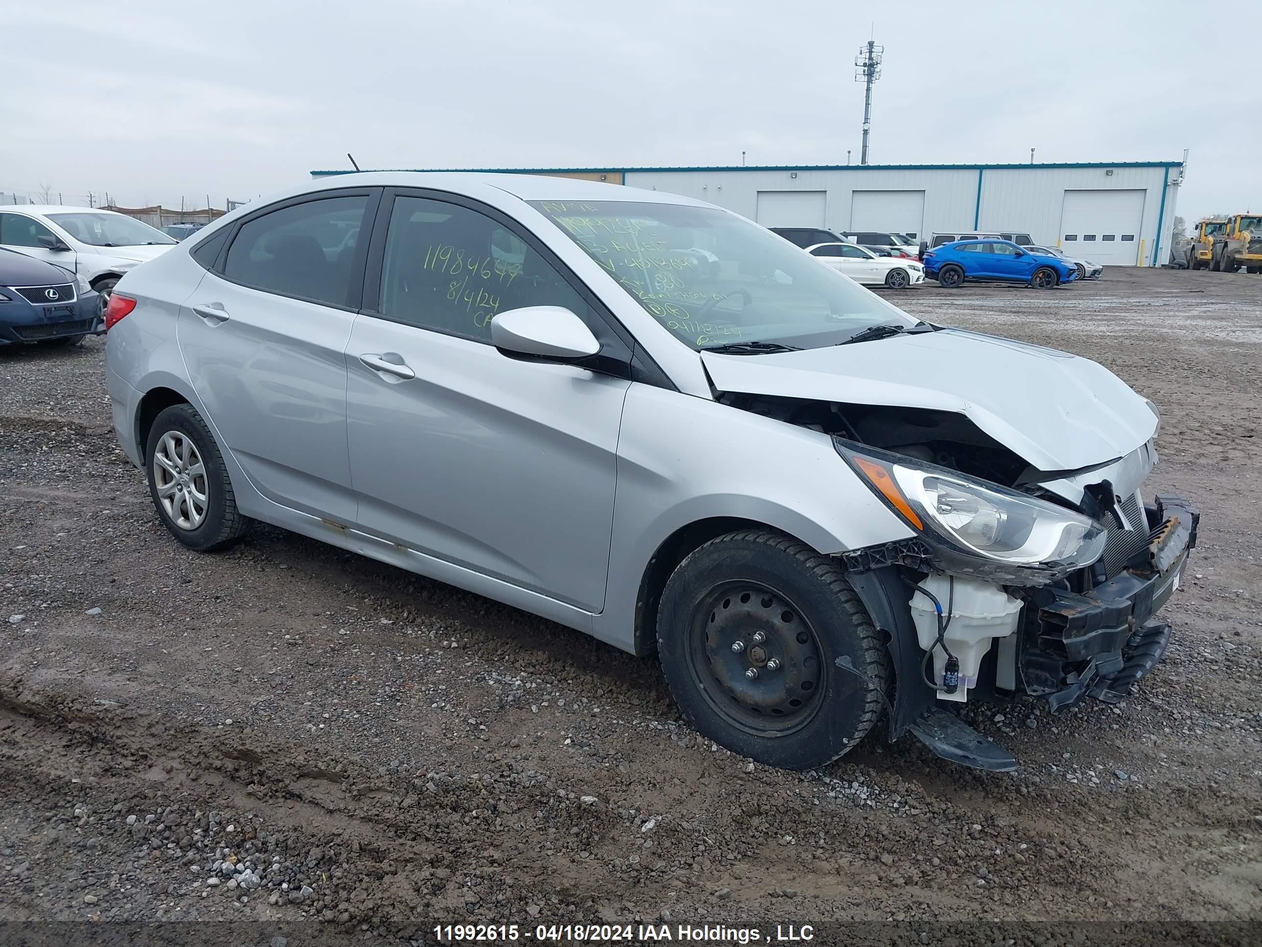 HYUNDAI ACCENT 2013 kmhct4ae0du401869