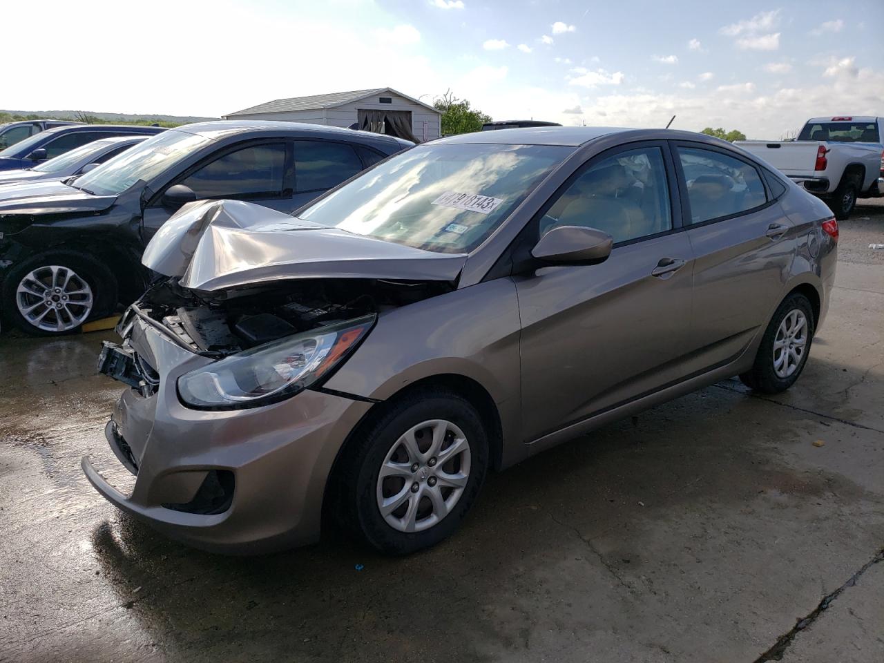 HYUNDAI ACCENT 2014 kmhct4ae0eu659567