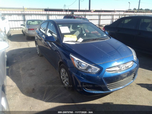 HYUNDAI ACCENT 2016 kmhct4ae1gu073012