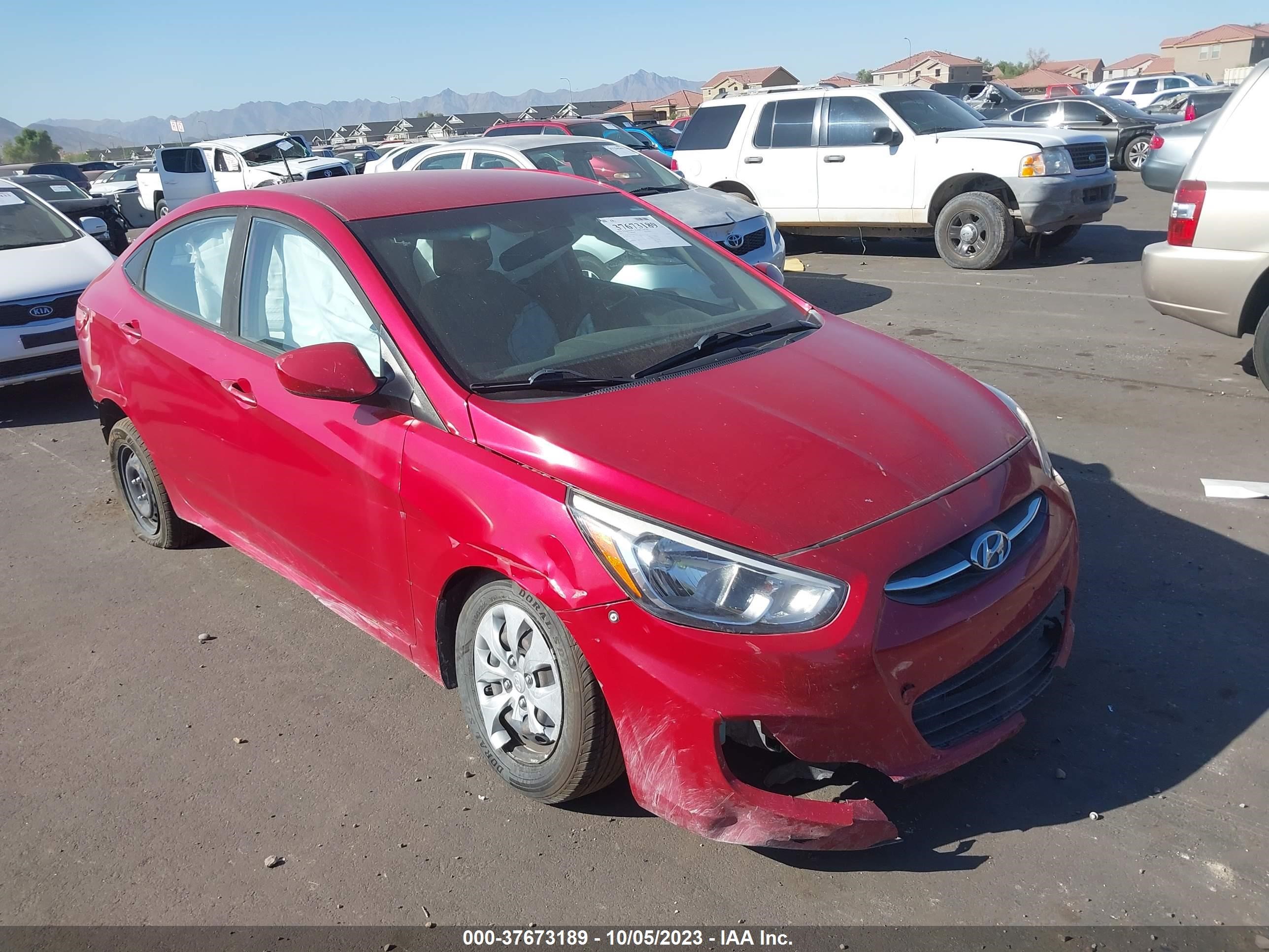 HYUNDAI ACCENT 2017 kmhct4ae1hu272711