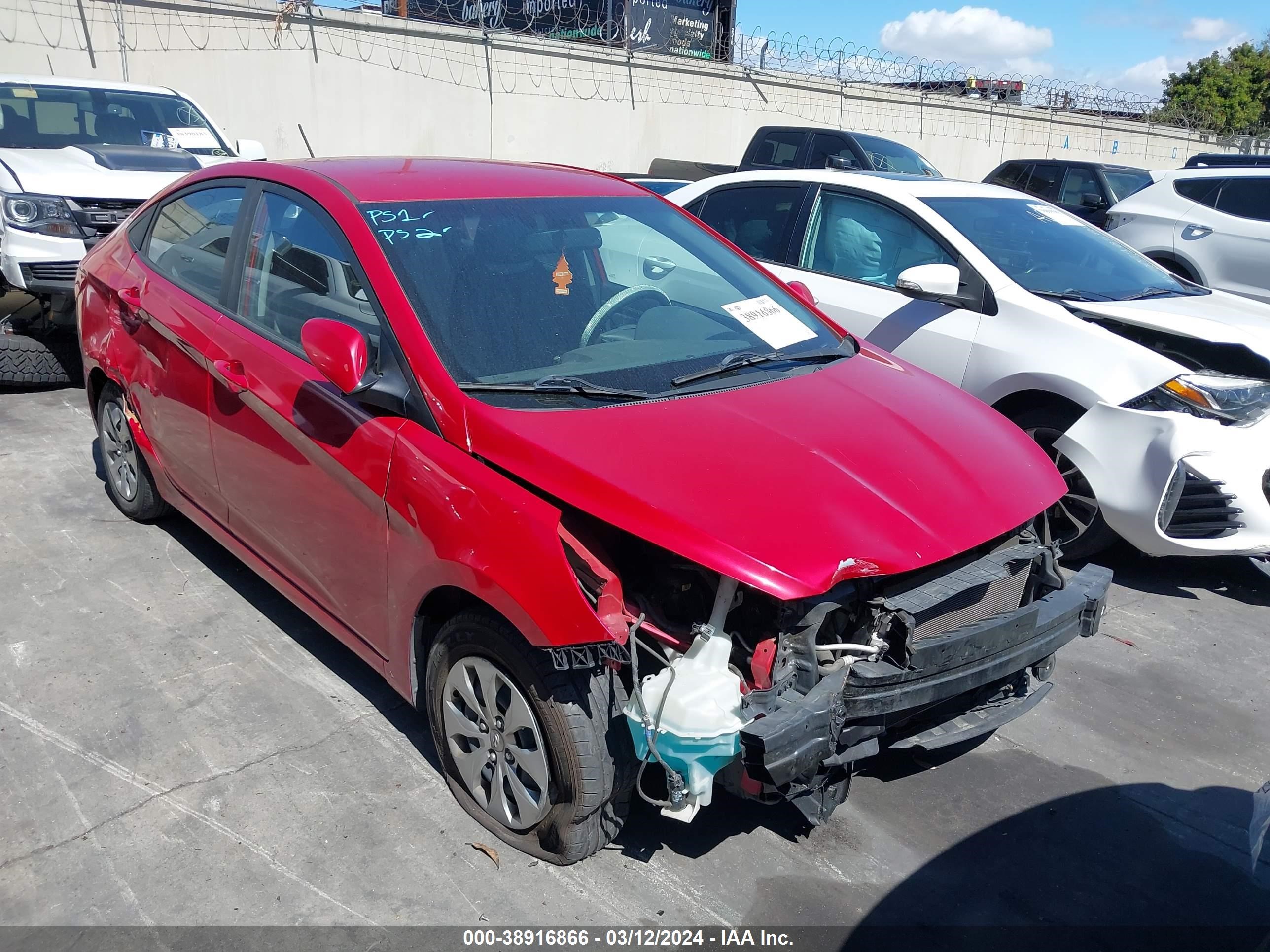 HYUNDAI ACCENT 2017 kmhct4ae1hu312320