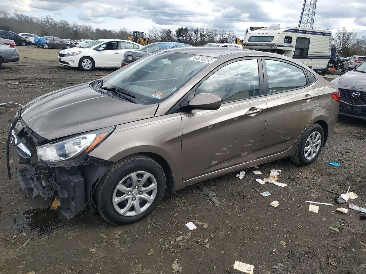 HYUNDAI ACCENT 2013 kmhct4ae2du564958