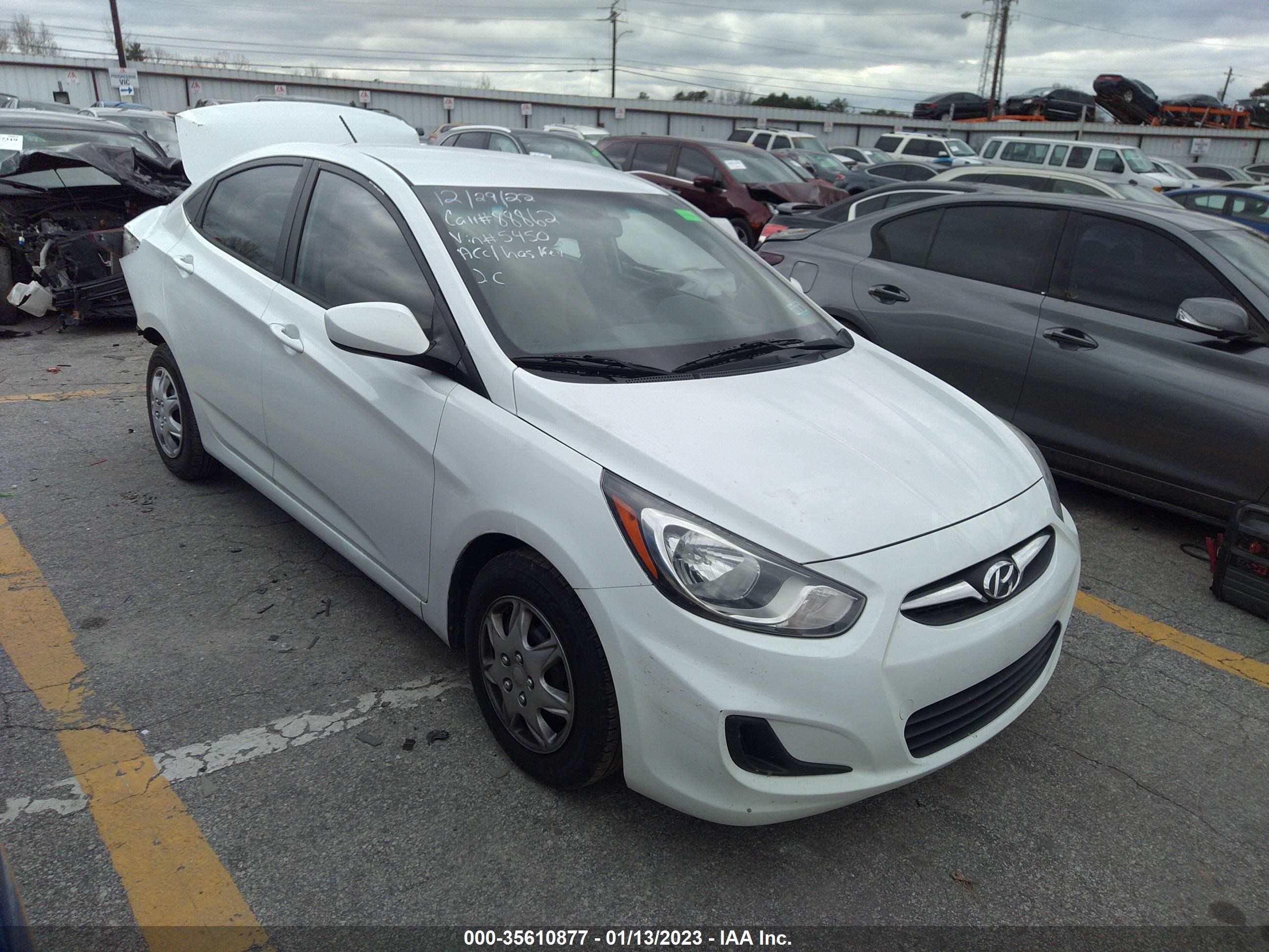 HYUNDAI ACCENT 2013 kmhct4ae3du475450