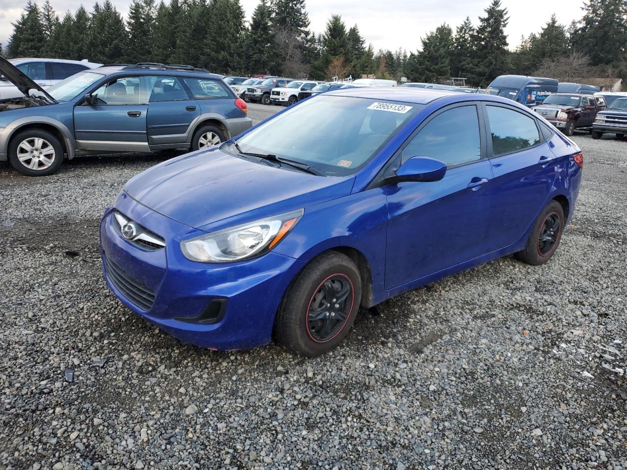 HYUNDAI ACCENT 2014 kmhct4ae3eu754981