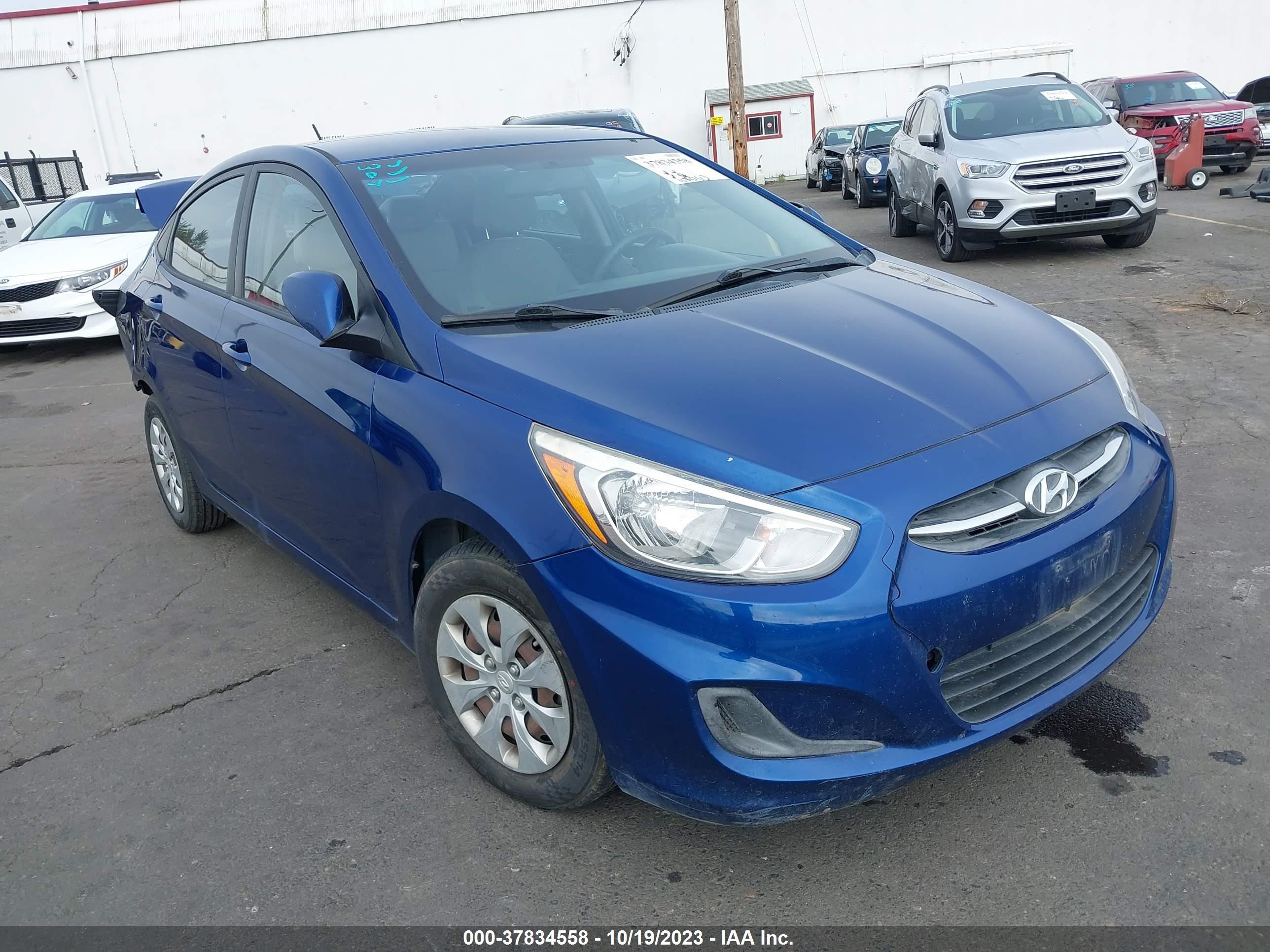 HYUNDAI ACCENT 2016 kmhct4ae3gu018996