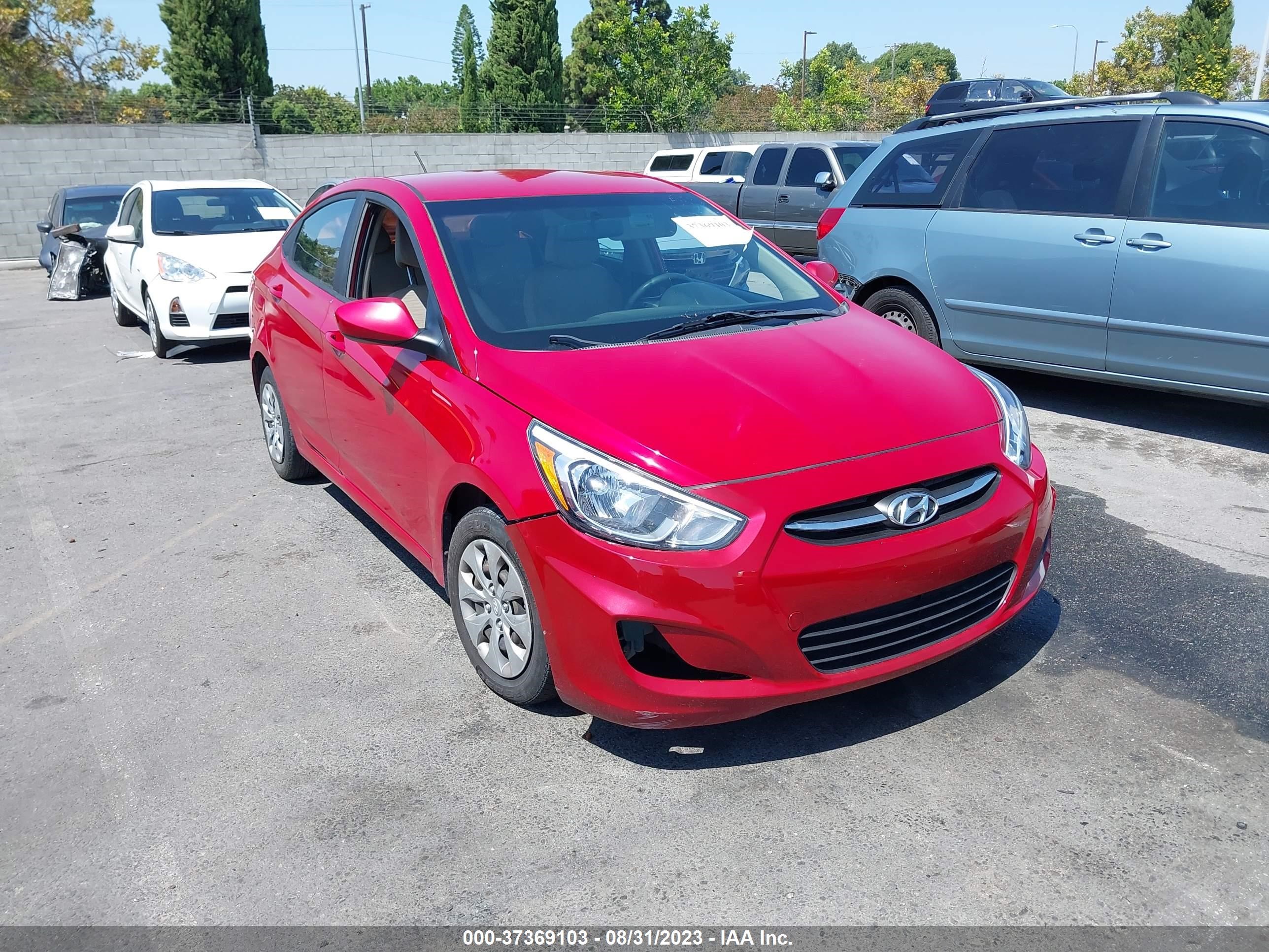 HYUNDAI ACCENT 2016 kmhct4ae3gu067292