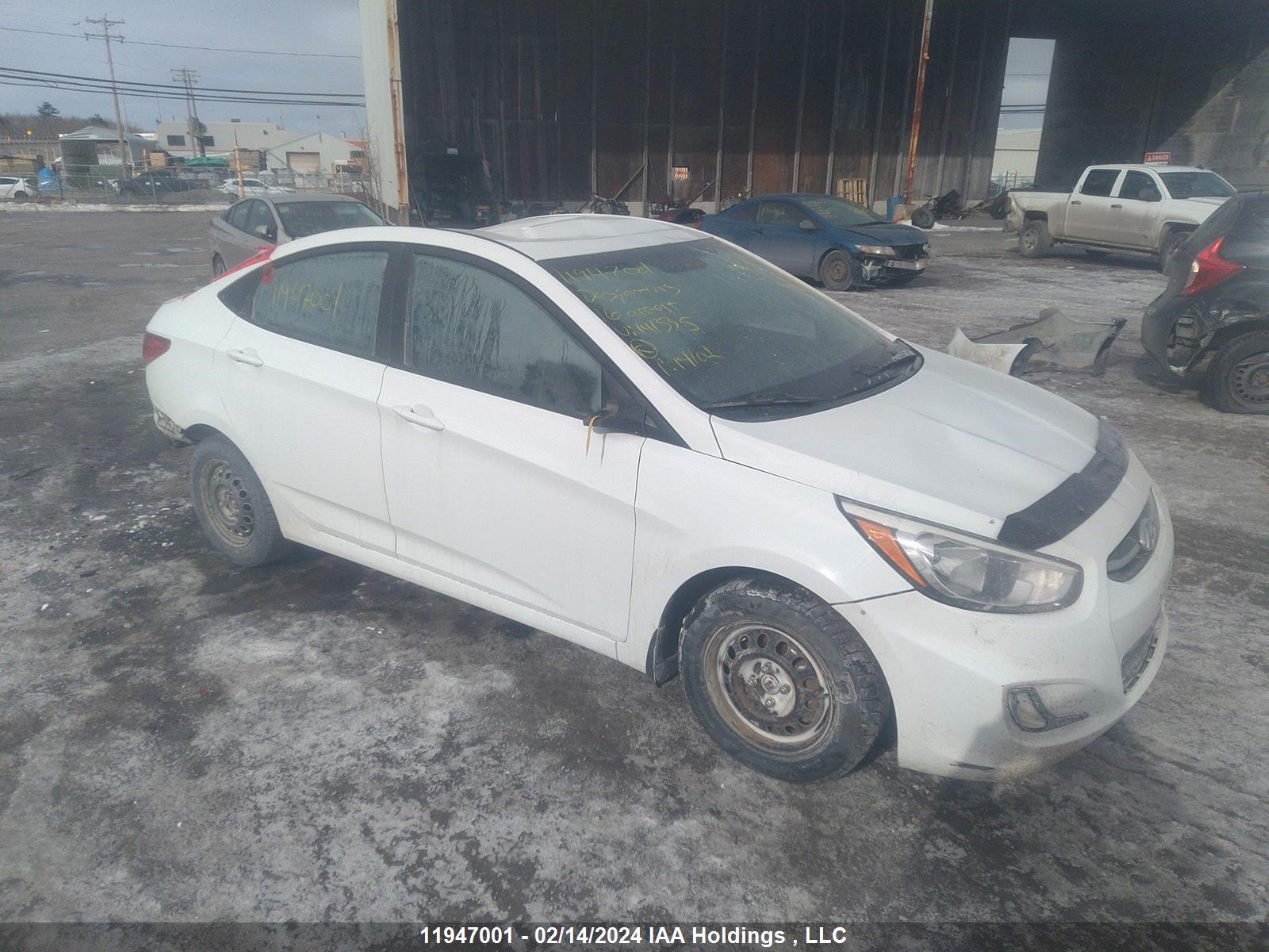 HYUNDAI ACCENT 2016 kmhct4ae4gu141335