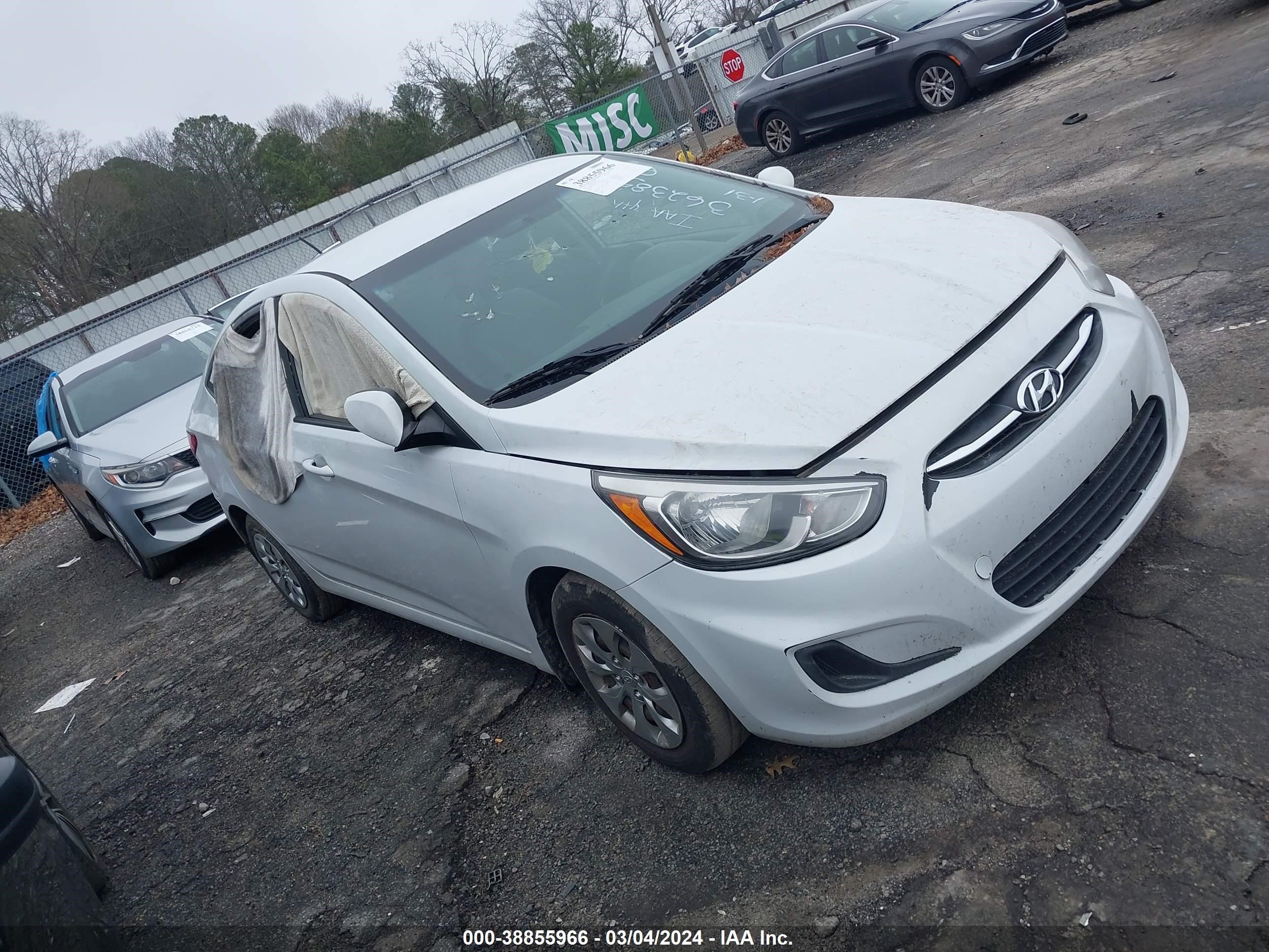 HYUNDAI ACCENT 2017 kmhct4ae4hu362385