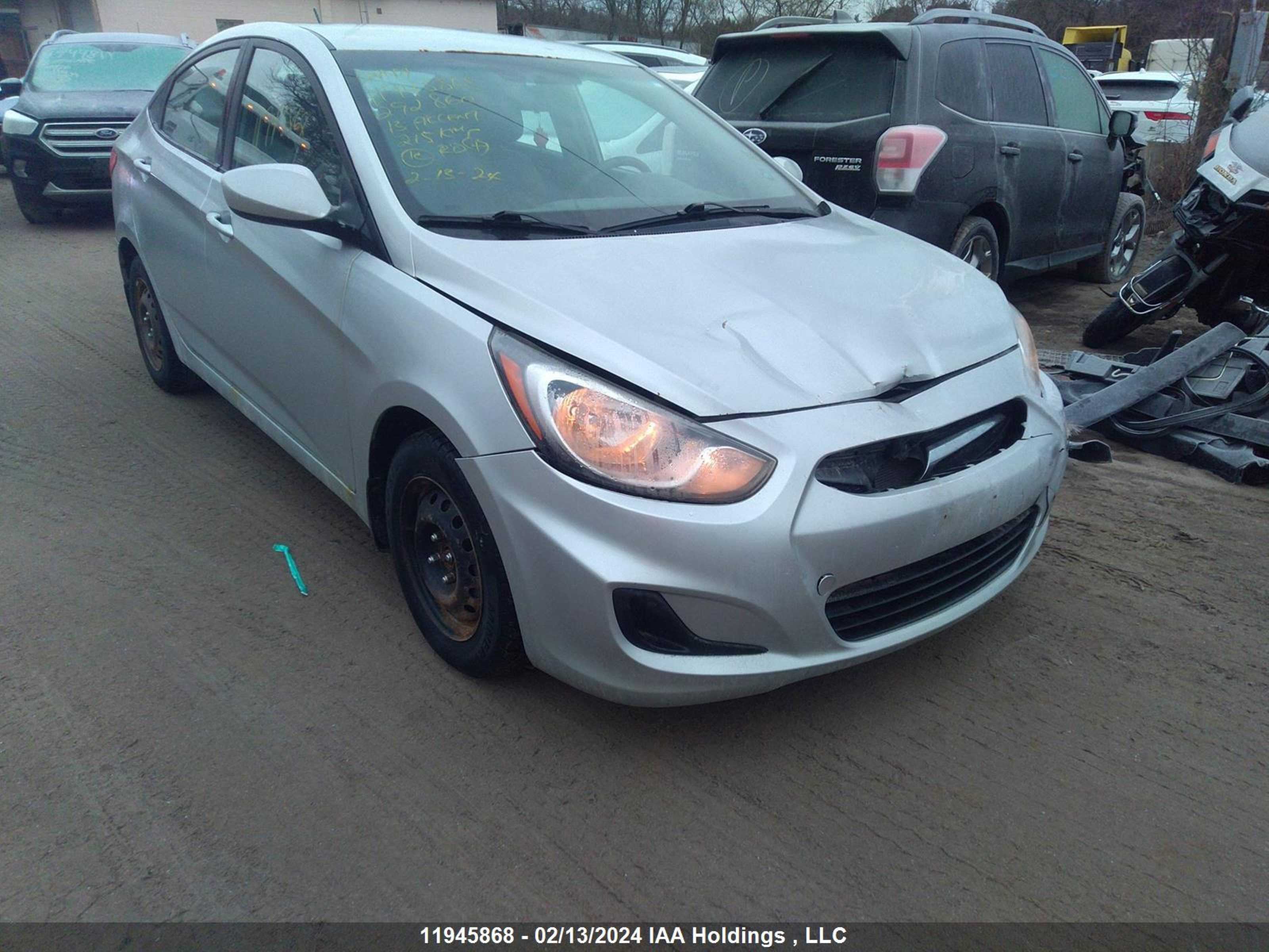 HYUNDAI ACCENT 2013 kmhct4ae5du292860