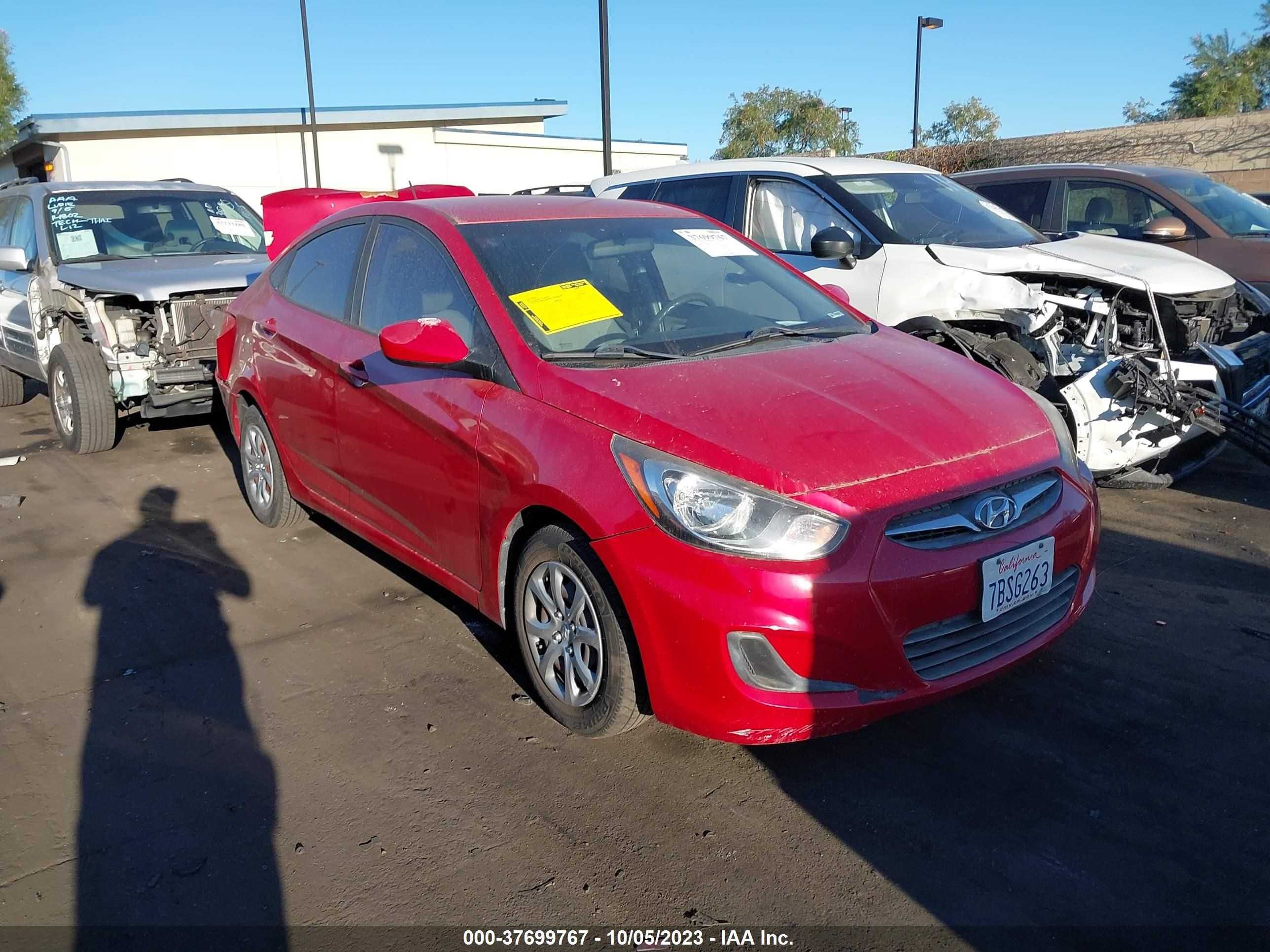 HYUNDAI ACCENT 2013 kmhct4ae5du540055