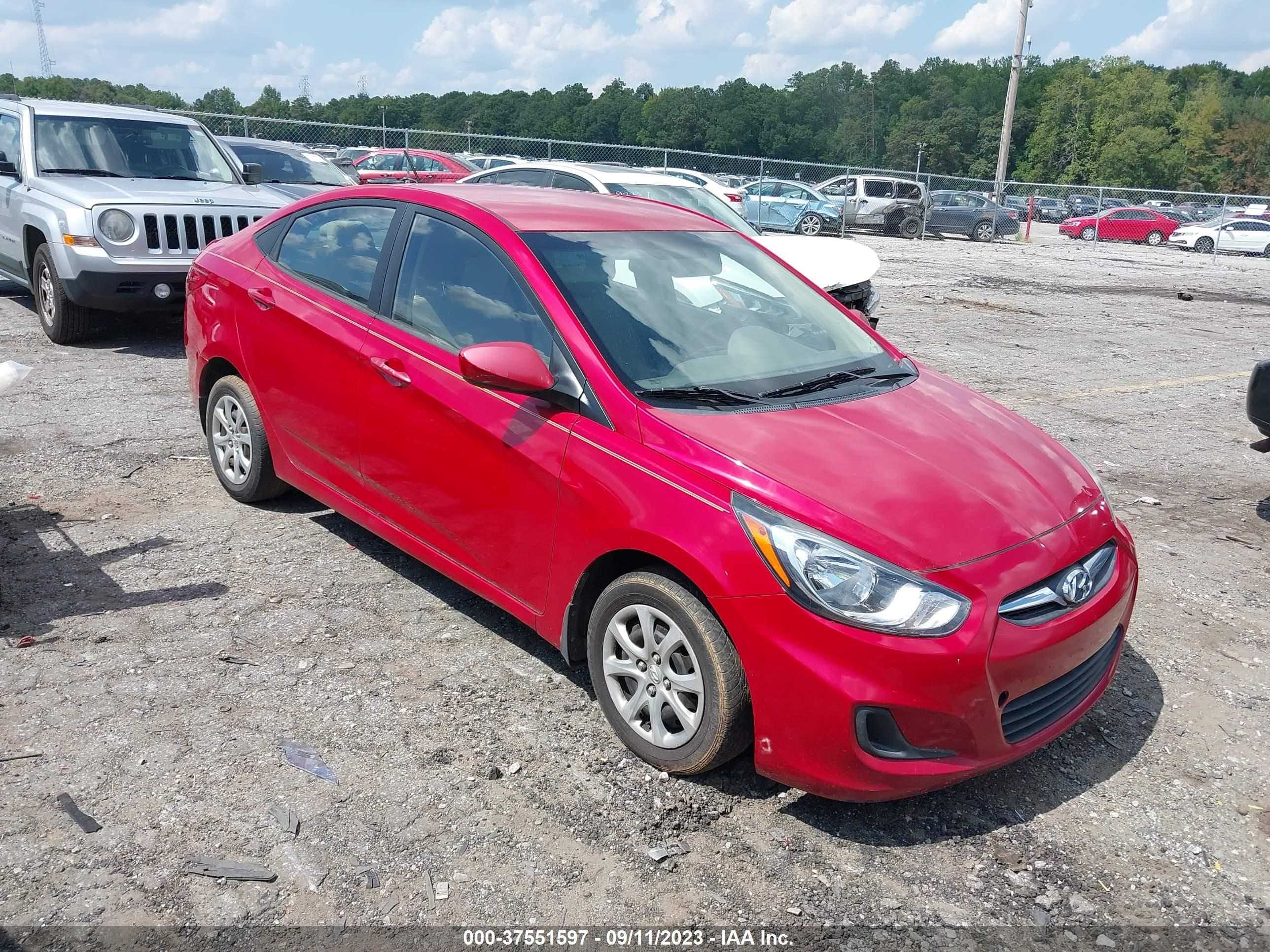 HYUNDAI ACCENT 2013 kmhct4ae7du292388