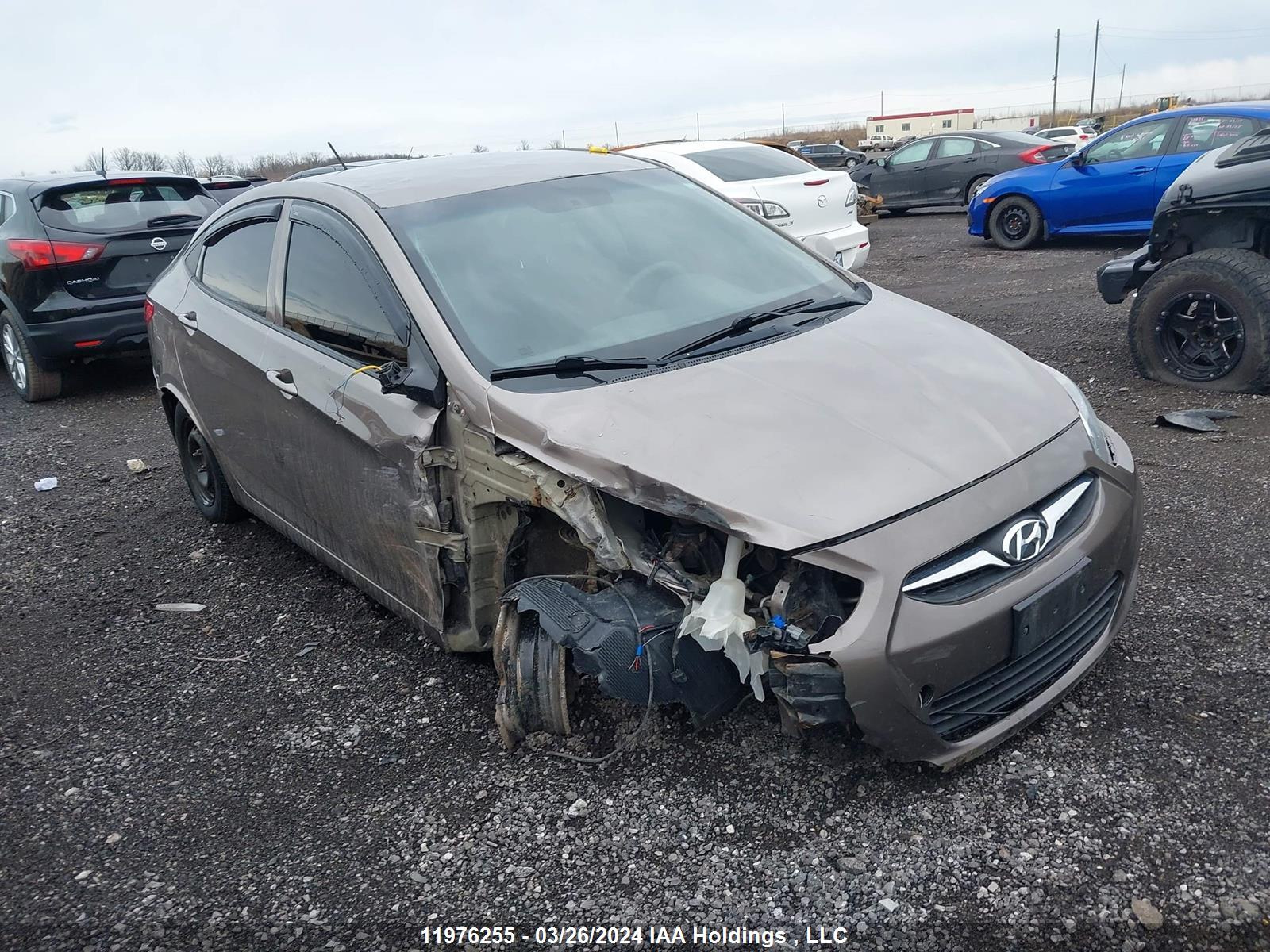 HYUNDAI ACCENT 2013 kmhct4ae7du456416