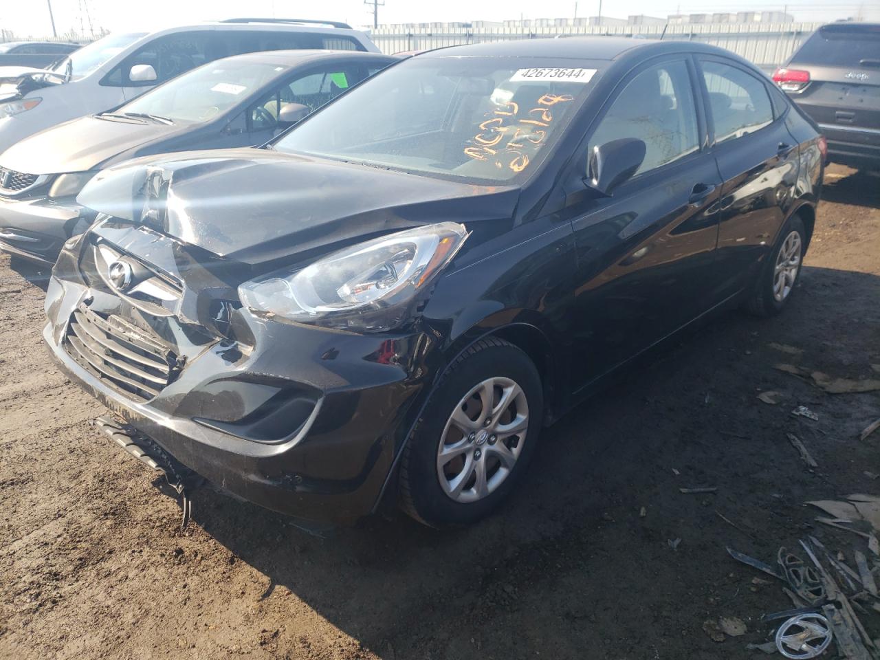 HYUNDAI ACCENT 2013 kmhct4ae7du472292