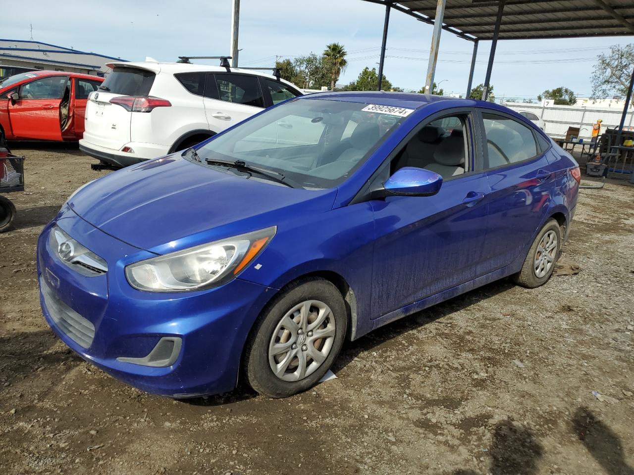 HYUNDAI ACCENT 2014 kmhct4ae7eu712622