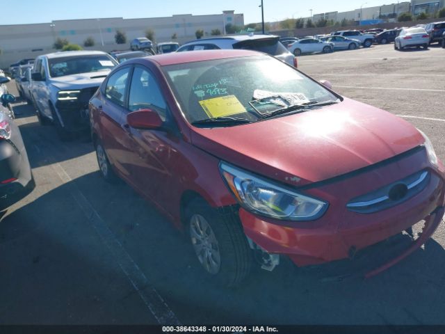 HYUNDAI ACCENT 2017 kmhct4ae7hu376104