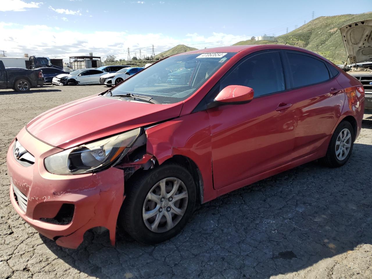 HYUNDAI ACCENT 2013 kmhct4aexdu537152