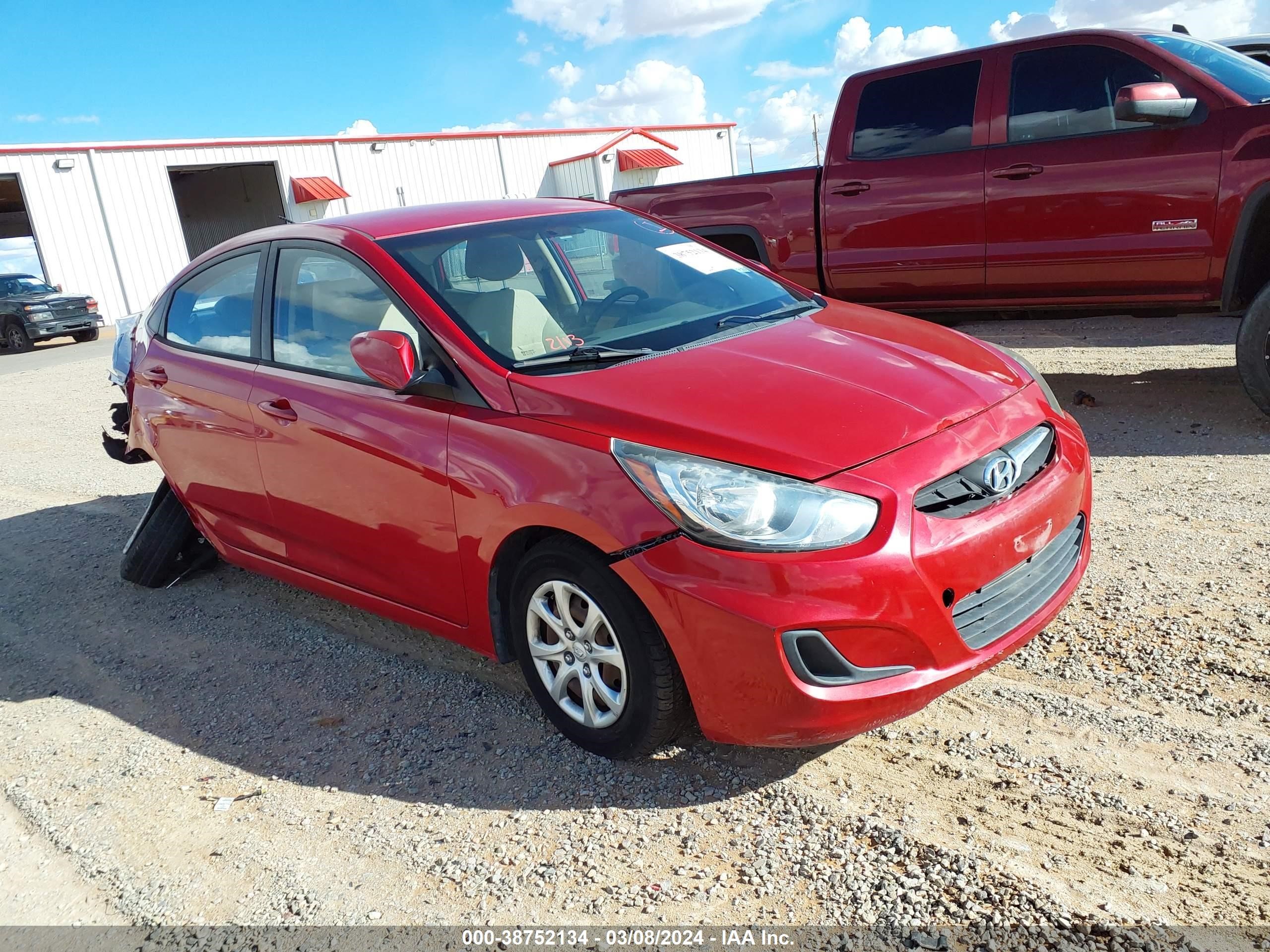 HYUNDAI ACCENT 2013 kmhct4aexdu560947