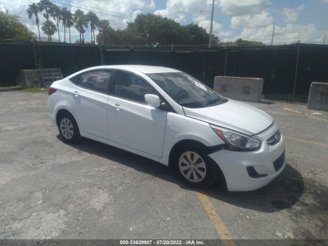 HYUNDAI ACCENT 2016 kmhct4aexgu118142