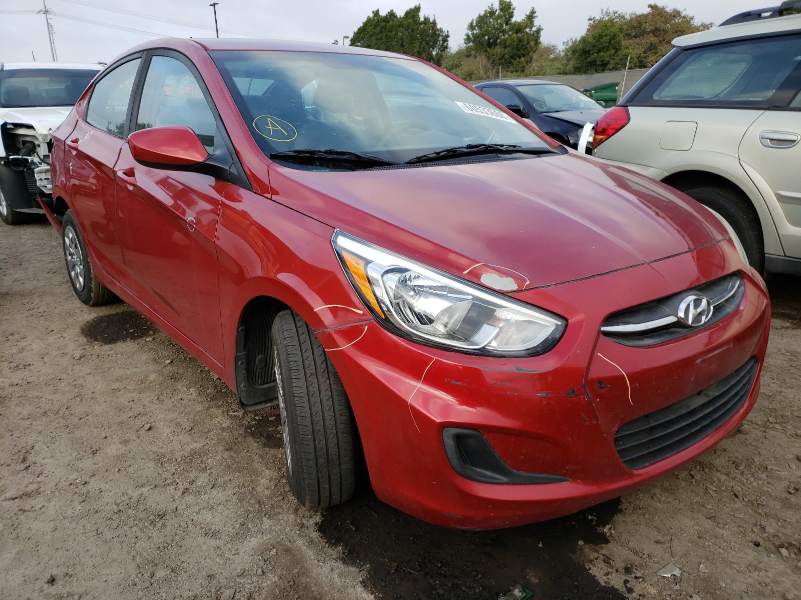 HYUNDAI ACCENT SE 2017 kmhct4aexhu360186